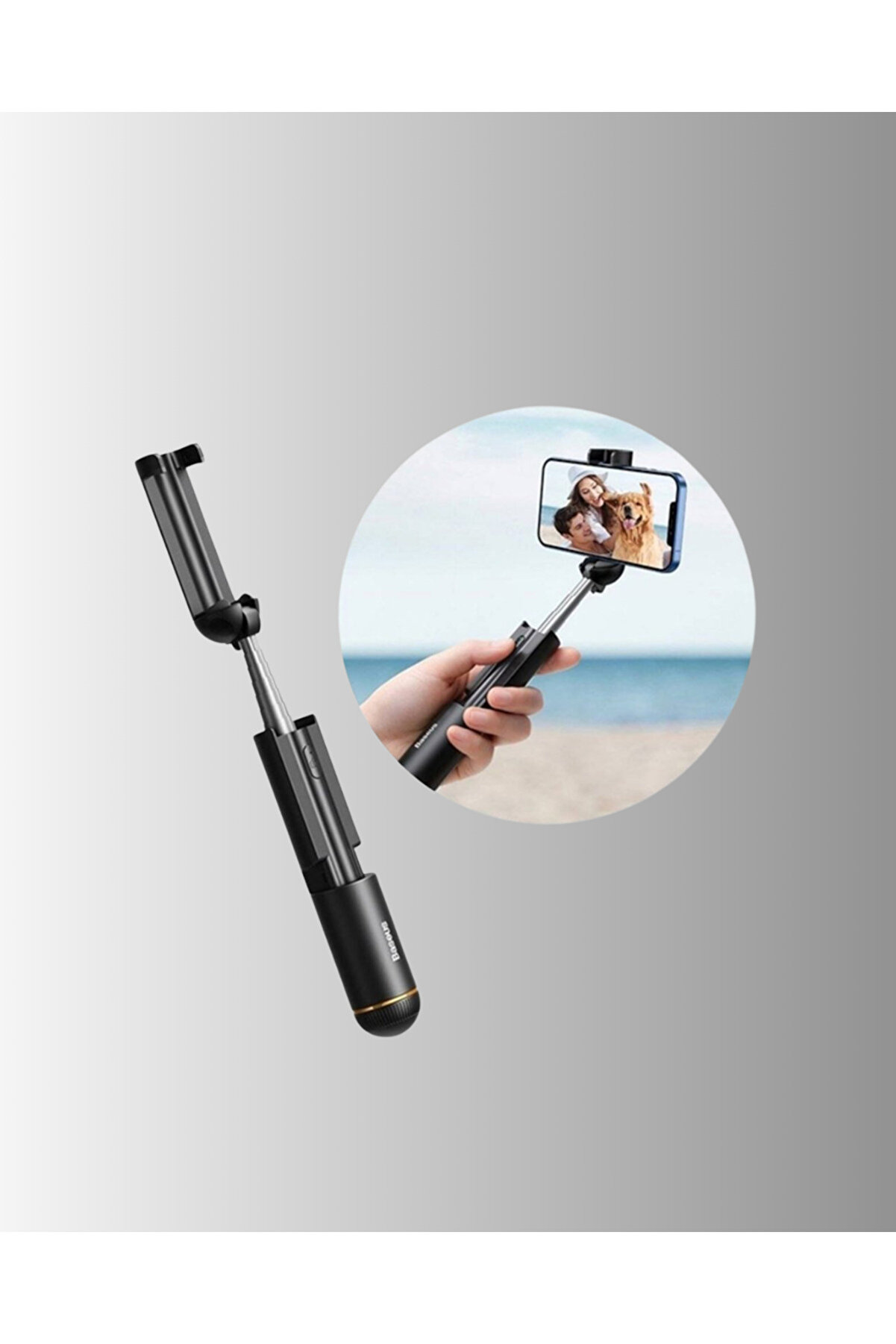 Bluetooth Selfi̇e Çubuğu – Işıklı, Katlanabi̇li̇r, Uzaktan Kumandalı