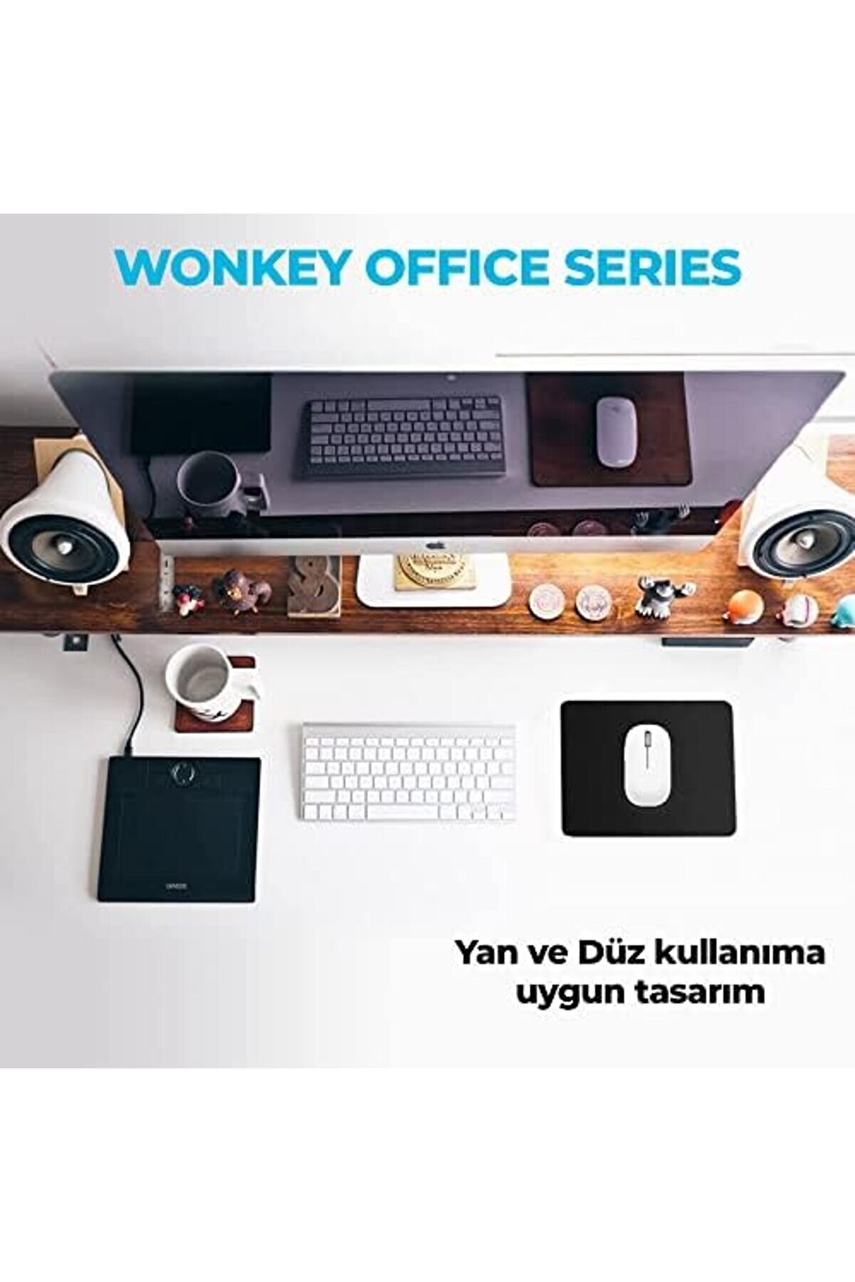 Lvnshop - 27X23 Ve 22X18 Cm Orta Ve Küçük Boy Mouse Pad, - Mi̇ni̇ Ofi̇s Ev Ve Dar Alanlar İçi̇n Mousepad
