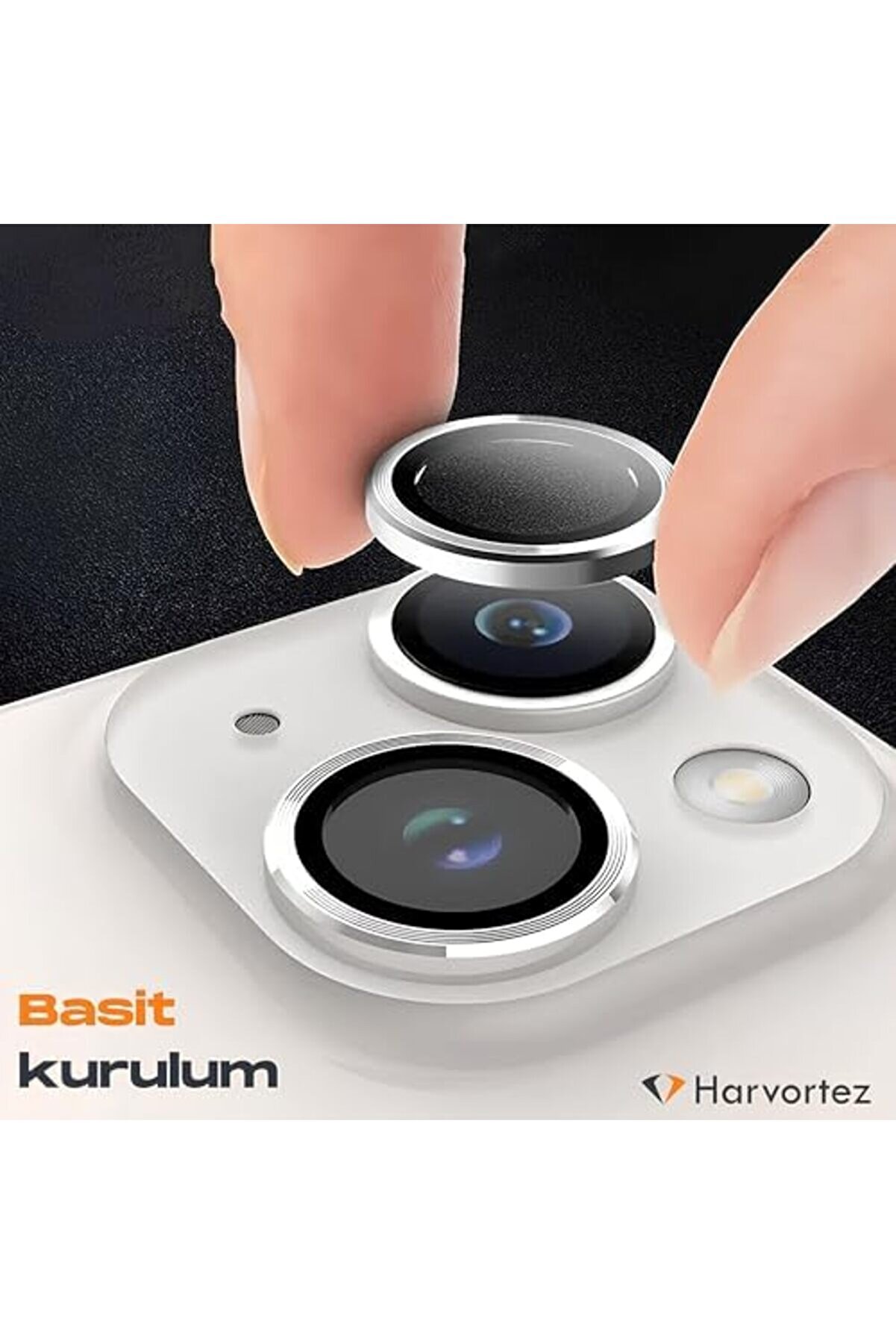 Lvnshop 13,13 Mi̇ni̇,12 Pro Max İçi̇n, Kamera Lens, Basi̇t Kurulum, Hd Berrak Görüntü, Metal Çerçeve, 9H