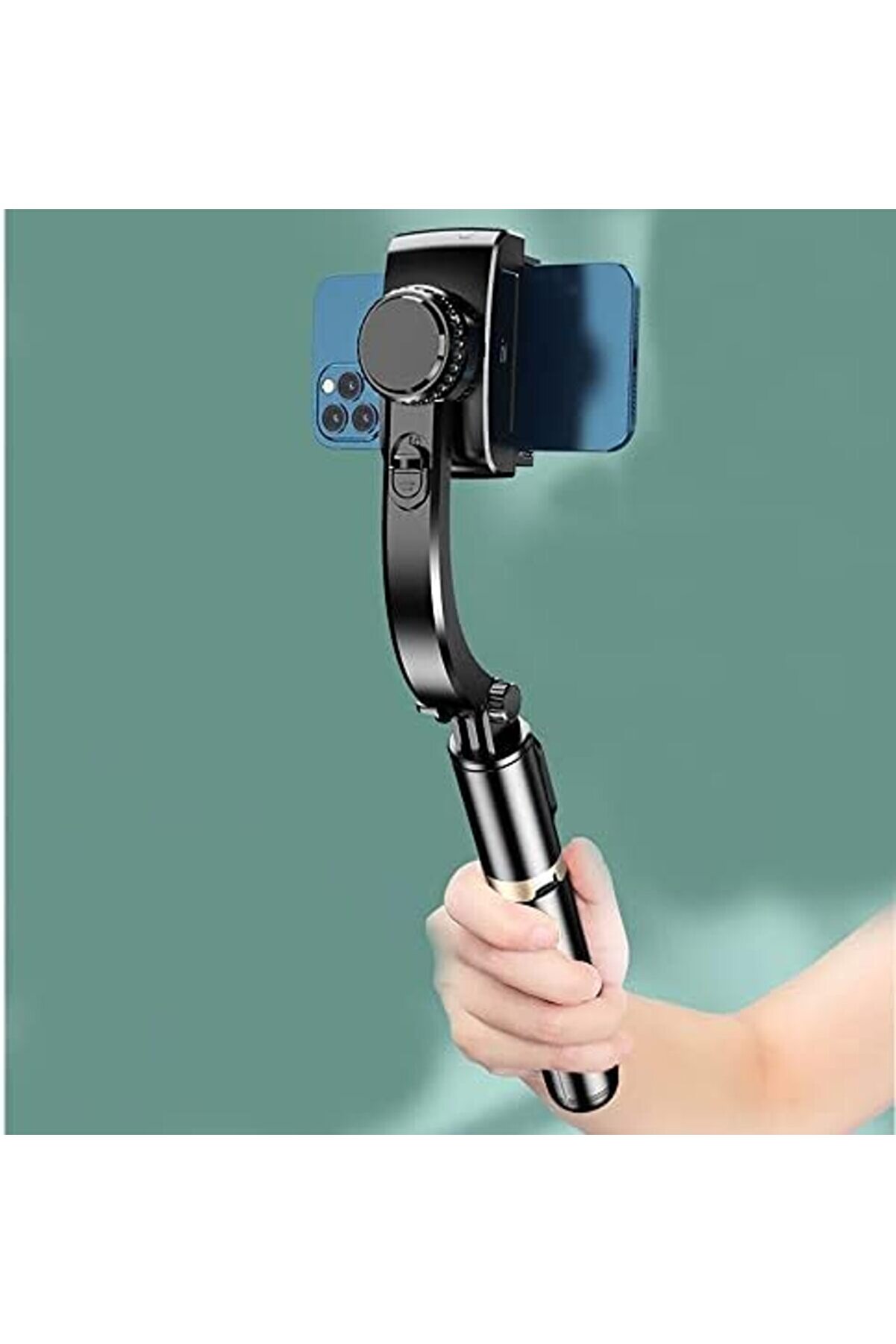 Gi̇mble Dengeleyi̇ci̇ Otomati̇k Denge Sabi̇tleyi̇ci̇ Çubuk Teleskopi̇k Selfi̇e Sopa Vi̇deo İsti̇krarlı