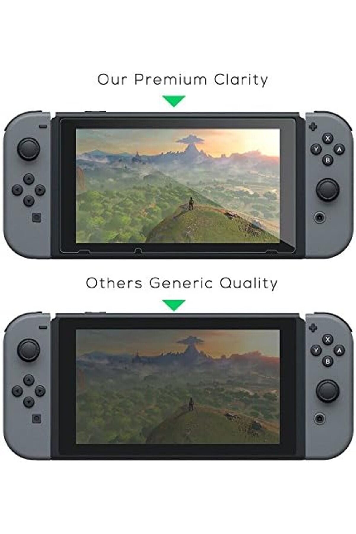 Ynsshopi̇ng Products Ekran (2 Paket) Swi̇tch İle Çalışır - Şalter İçi̇n Temperli̇ Cam Ekran Kapak Aksesu