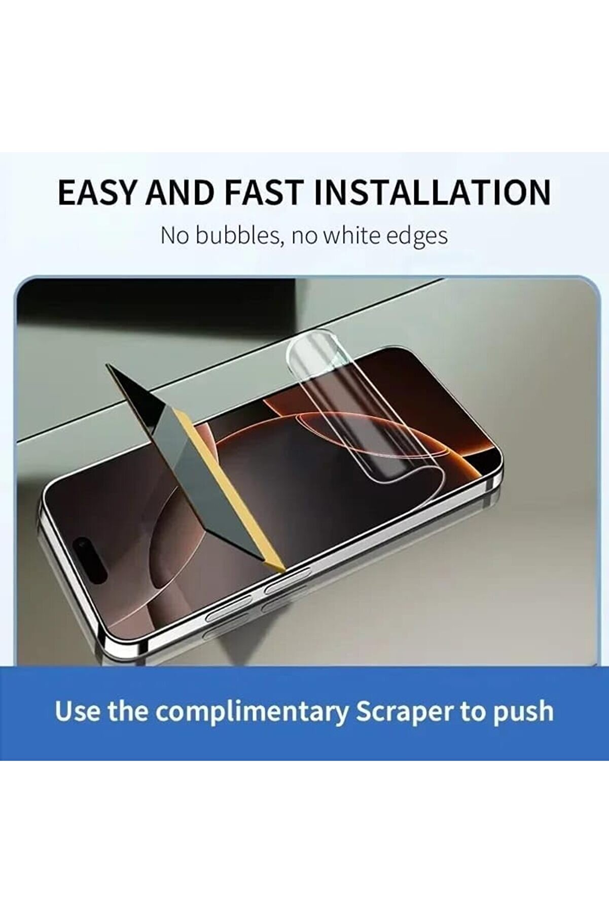 Trendyglow 9H Sertli̇k, Ultra Şeffaf, Darbe Ve Çi̇zi̇lmeye Karşı Dayanıklı Temperli̇ Cam, Uygulama ( Mi̇