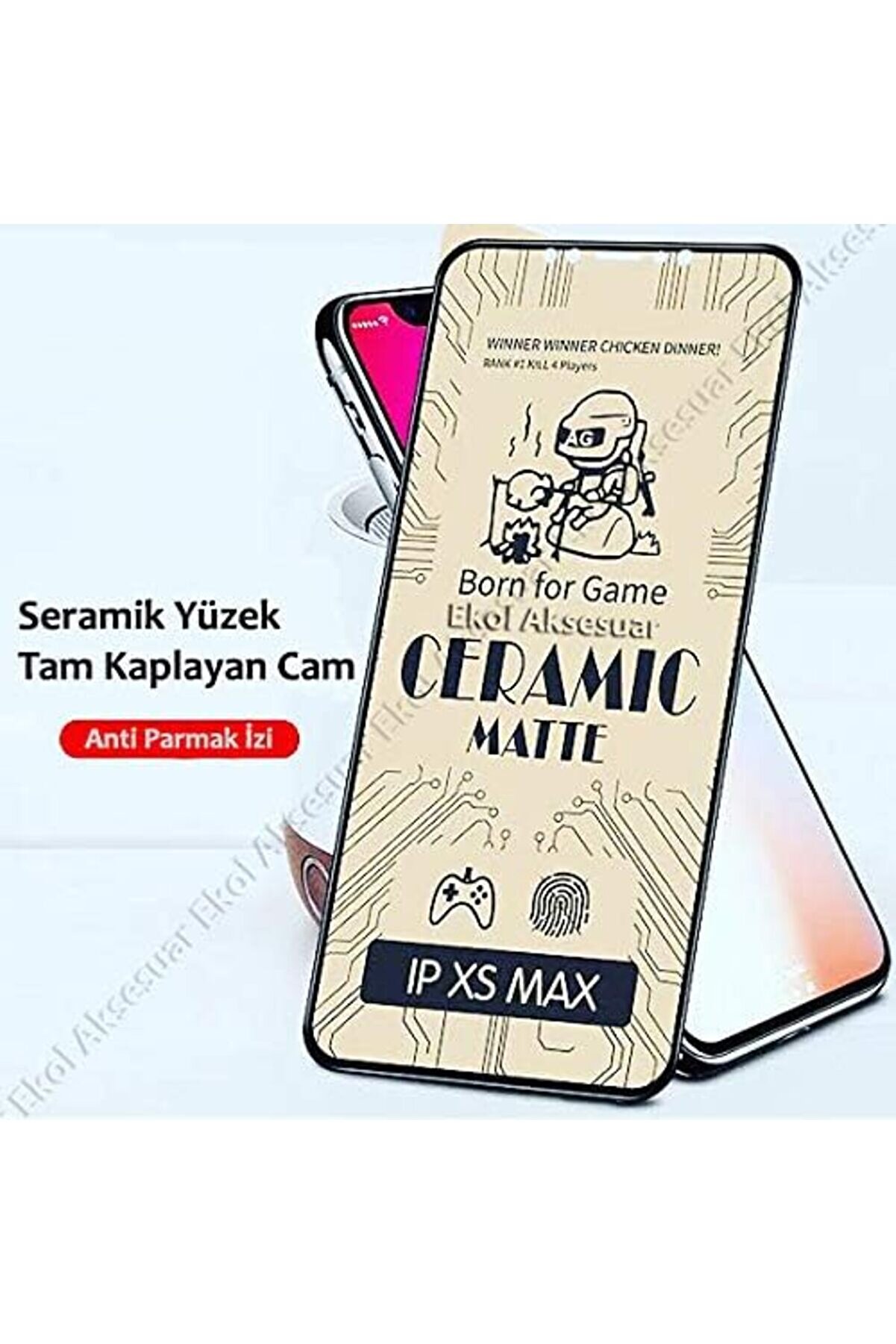 11 Pro Mat Serami̇k 9D Ekran Tam Kaplayan Kavi̇sli̇ Kırılmaz Cam Ekran ( Parmak İzi̇)