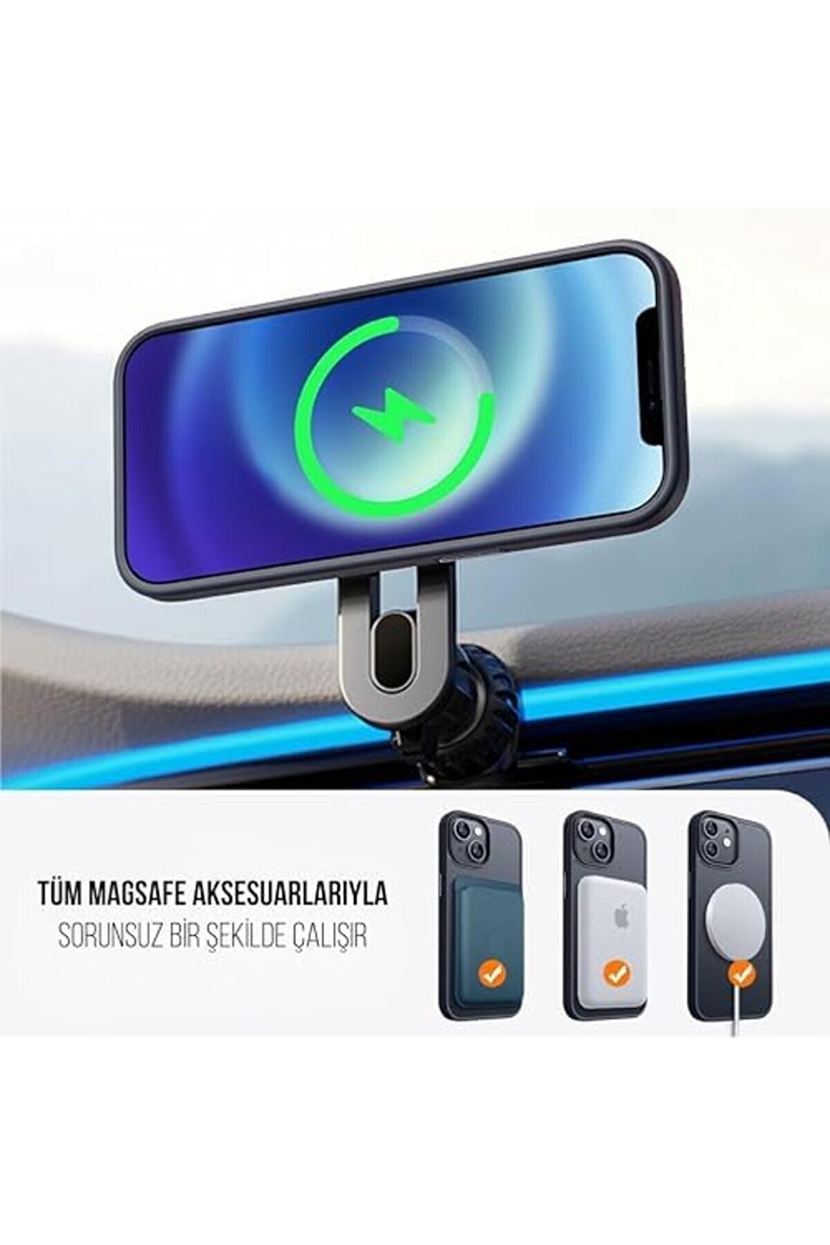 Kılıf Kamera Korumalı Şarj &Ouml;zelli̇kli̇ Mat Şeffaf Renkli̇ Kılıf ( 11 Si̇yah) Uyumlu Flashli̇ght 85