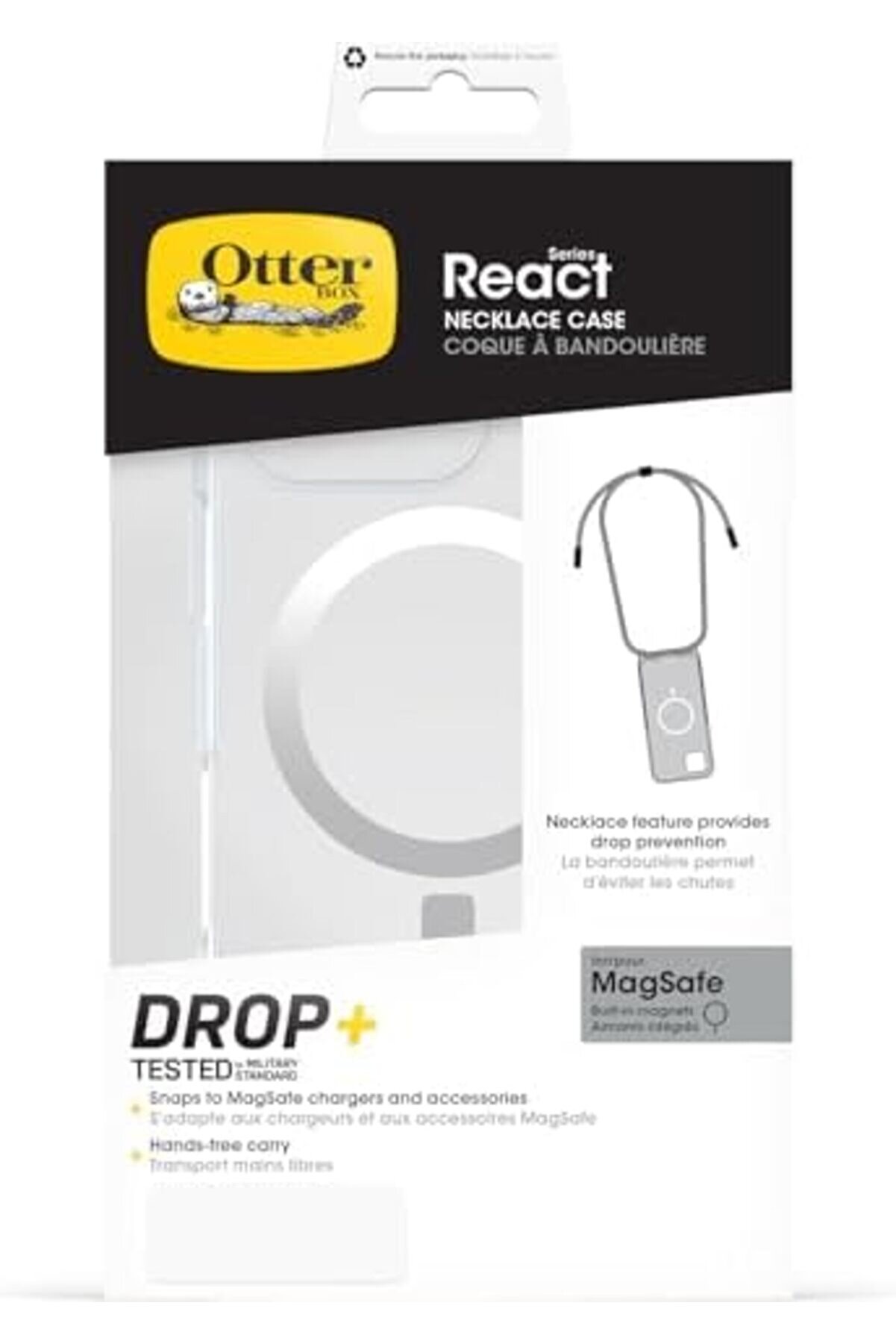 Lvnshop 16 Pro Uyumlu React Kolye Kılıfı, Ayarlanabi̇li̇r Ve Cep Telefonu Zi̇nci̇ri̇ne Sahi̇p Ultra, Kılıf