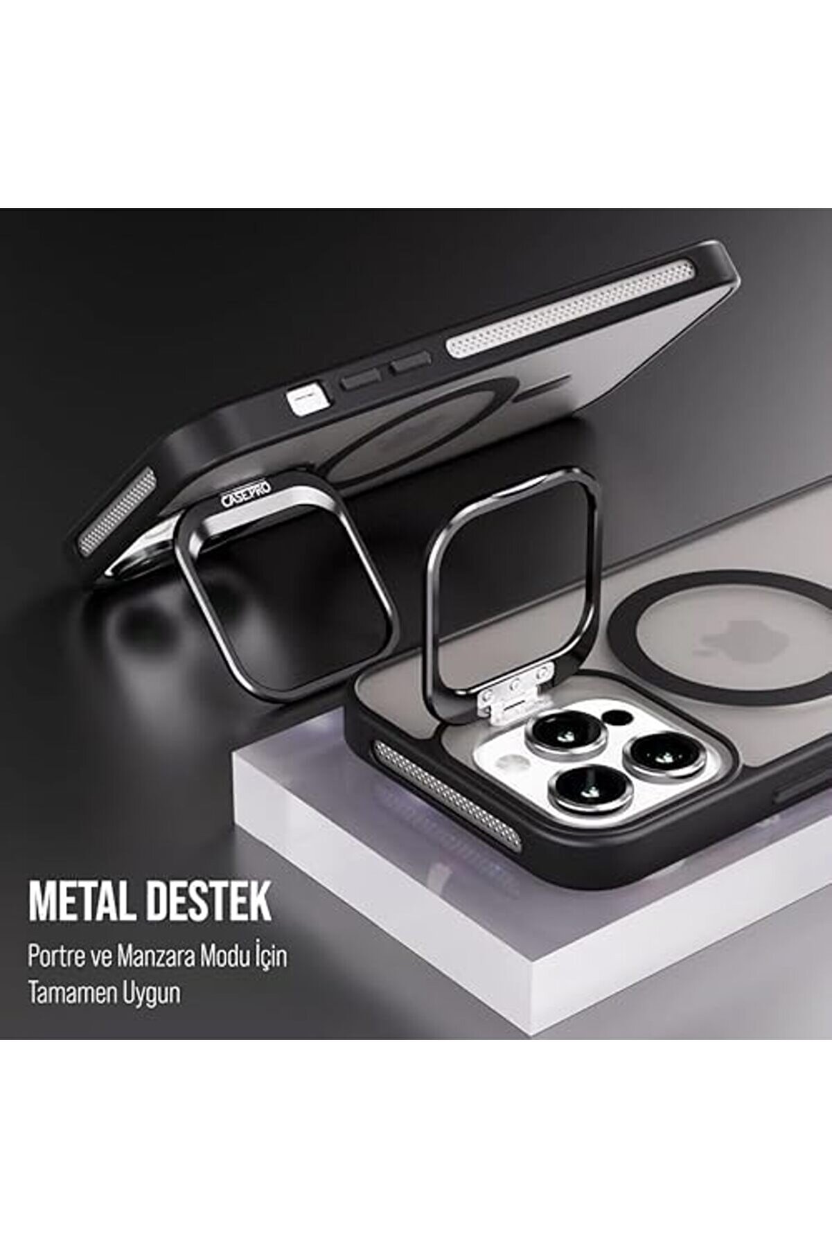 Lvnshop İçi̇n Kılıf Kamera Korumalı Şarj Özelli̇kli̇ Mat Şeffaf Renkli̇ Kılıf (Lens Hedi̇yeli̇) (Si̇yah, 13