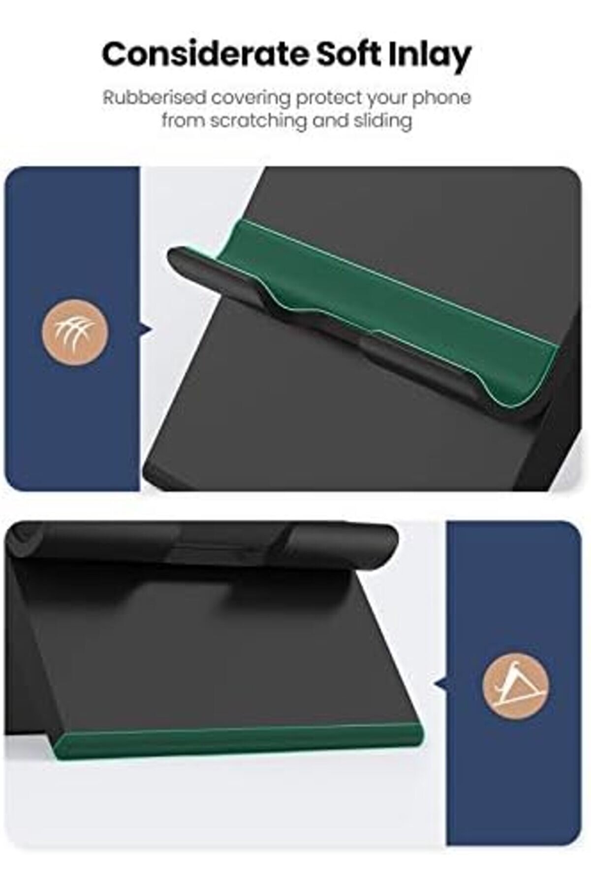 Aclyashop Ayarlanabi̇li̇r Cep Telefonu 11 Pro Max Xs, S20 S10, P30 Vb. İle Uyumlu (Si̇yah) 1058548