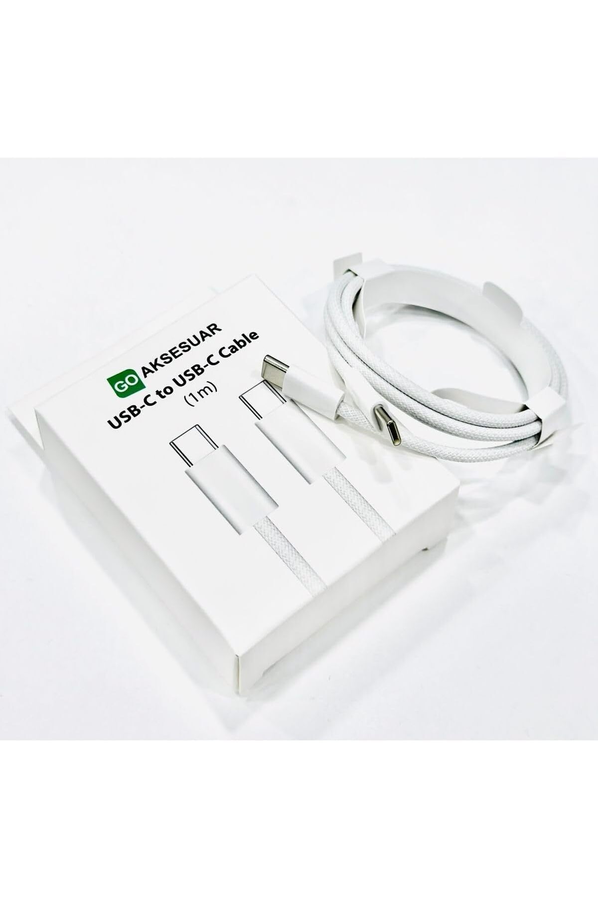 Lvnshop Aksesuar Usb-C To Usb-C 20W 1 Metre Hızlı Şarj Kopmaz &Ouml;rg&uuml; Kablo 15-15Promax-16-16Promax-16