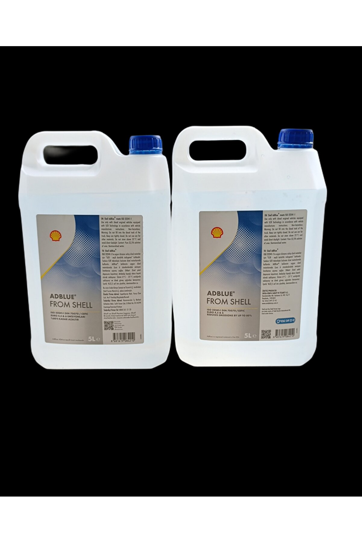 SHELL ADBLUE 5 LİTRE 2 ADET = 10 LİTRE 2025 üretim