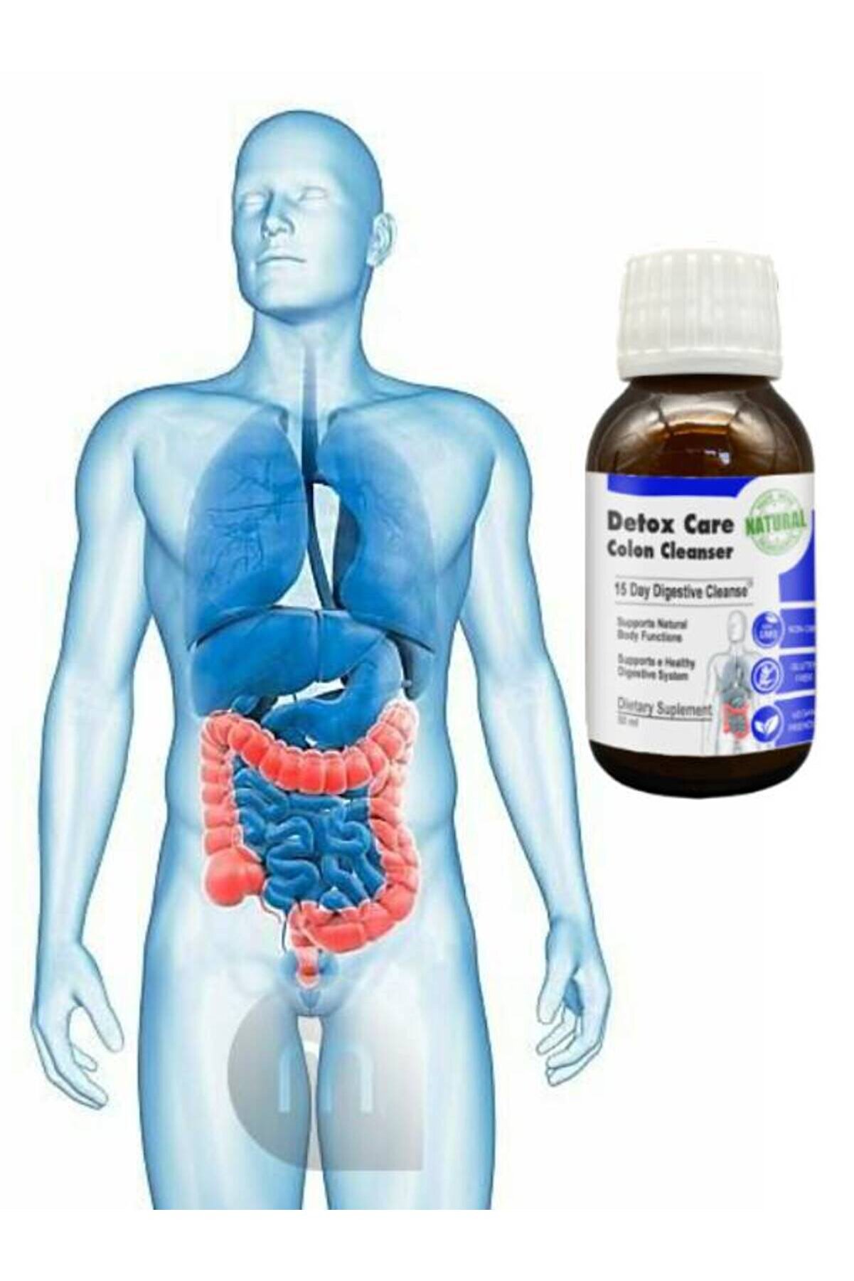Detox Care Yeme Sonrası Ferahlık Hi̇ssi̇ İçi̇n Destek Şurubu 50 Ml X 2 Adet