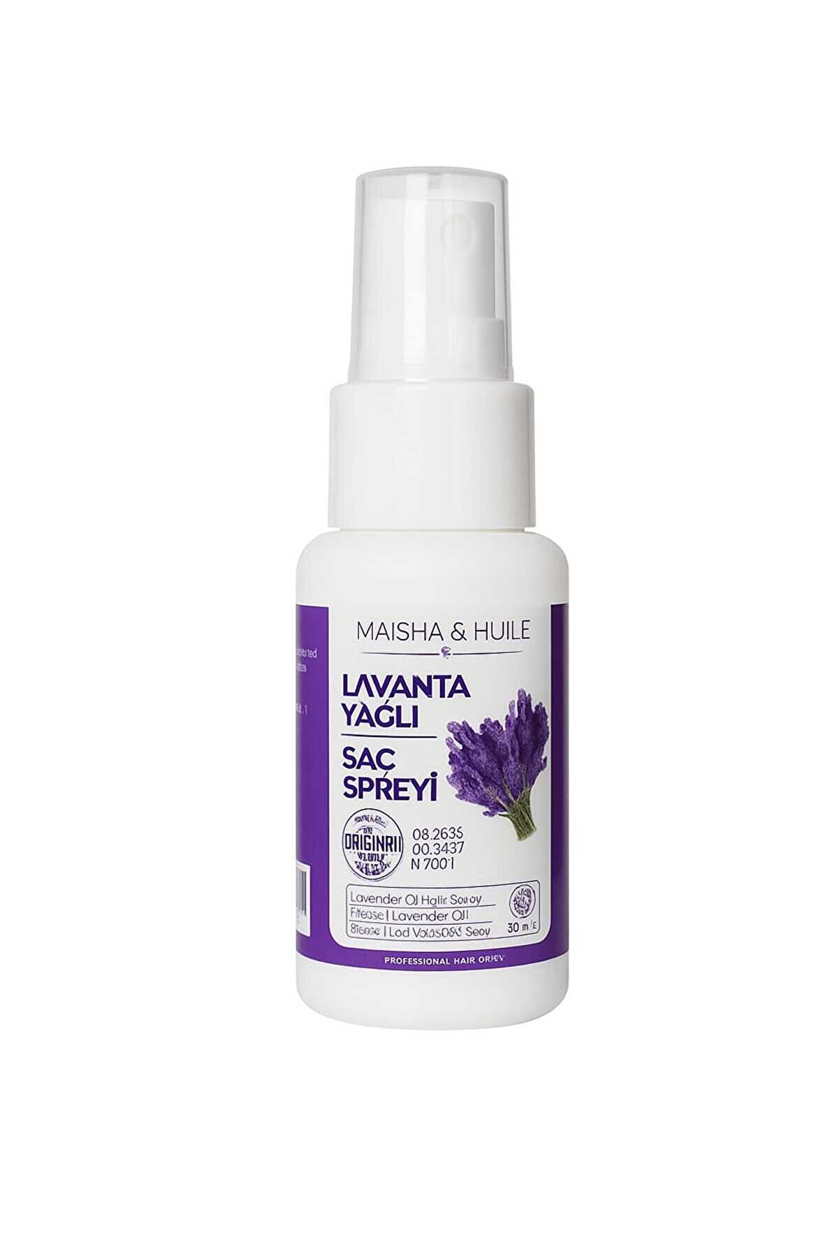 Lavanta Yağlı Saç Spreyi̇ 30 Ml- Lavander Oi̇l Hai̇r Spray