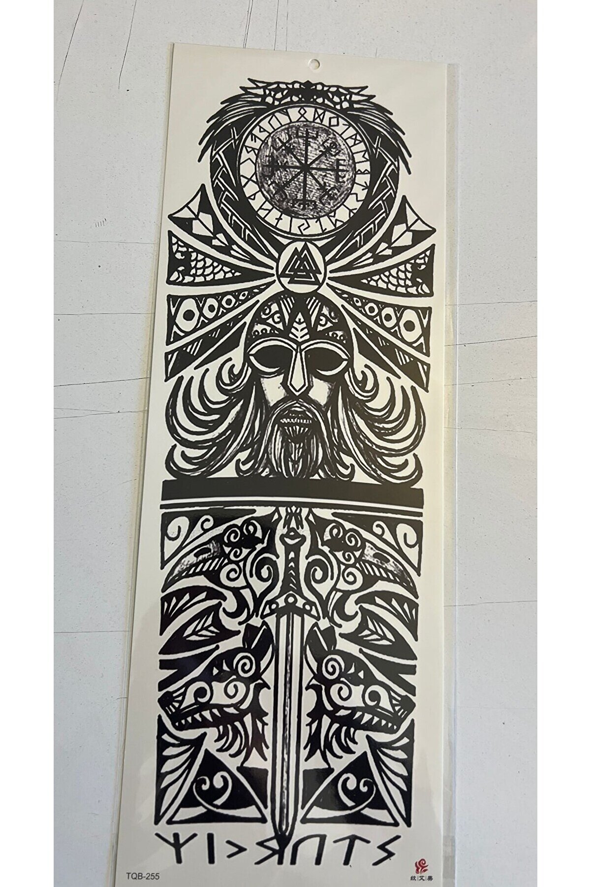 Ai̇rbrush Tattoo Maori̇ 1 Hafta Kalıcı Tam Kol Kaplama Bacak Yapıştırma Geçi̇ci̇ Dövme 46 Cm