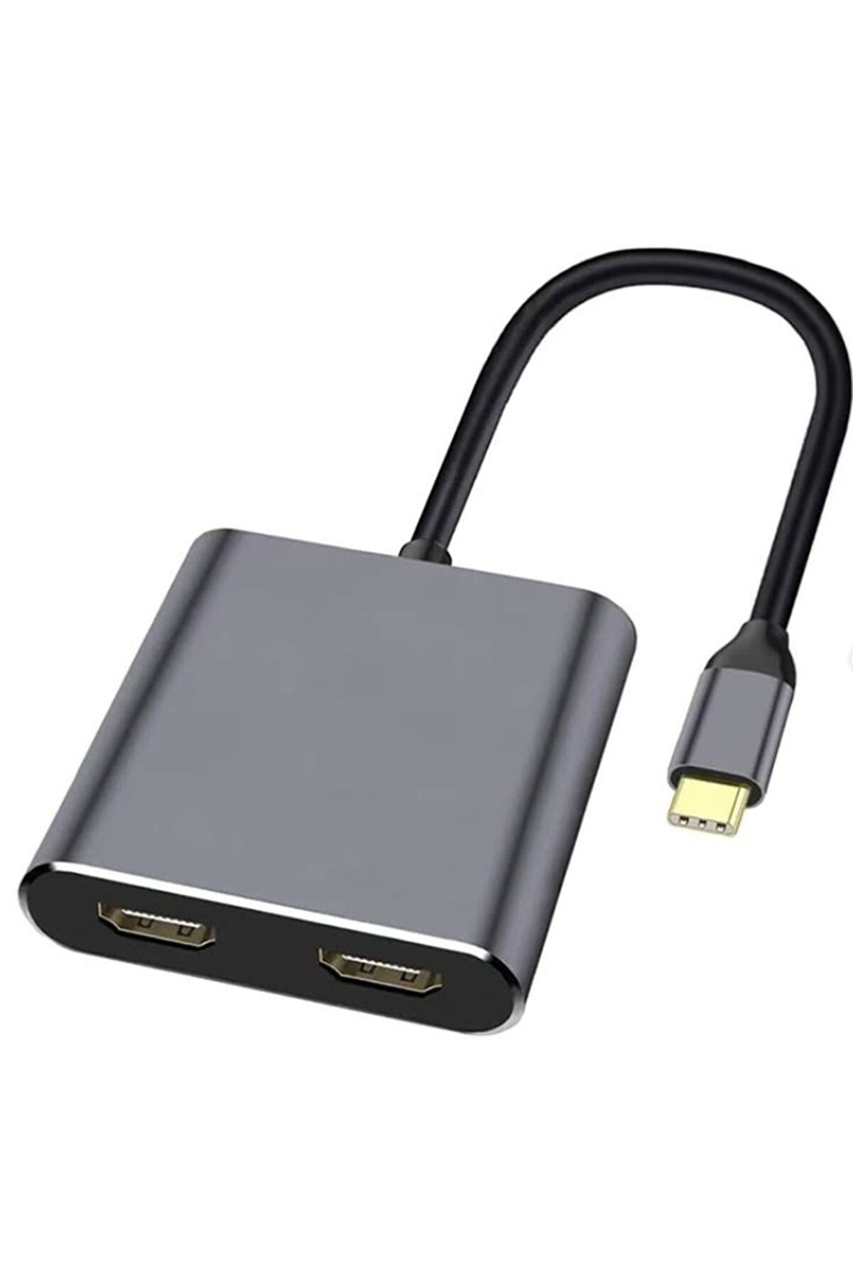Zr654 Type-C 4 İn 1 Çi̇ft Hdmı
