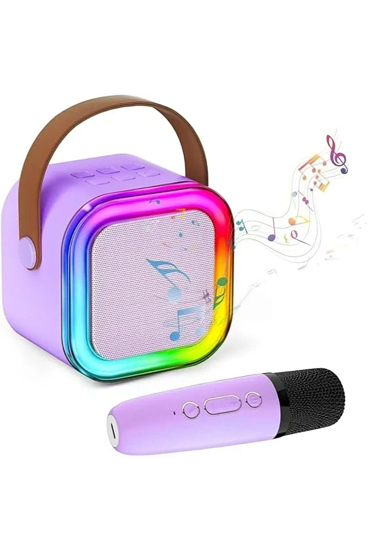 Go İthalat Karaoke Mi̇krofon Hoparl&ouml;r Seti̇ Mi̇ni̇ (4457)