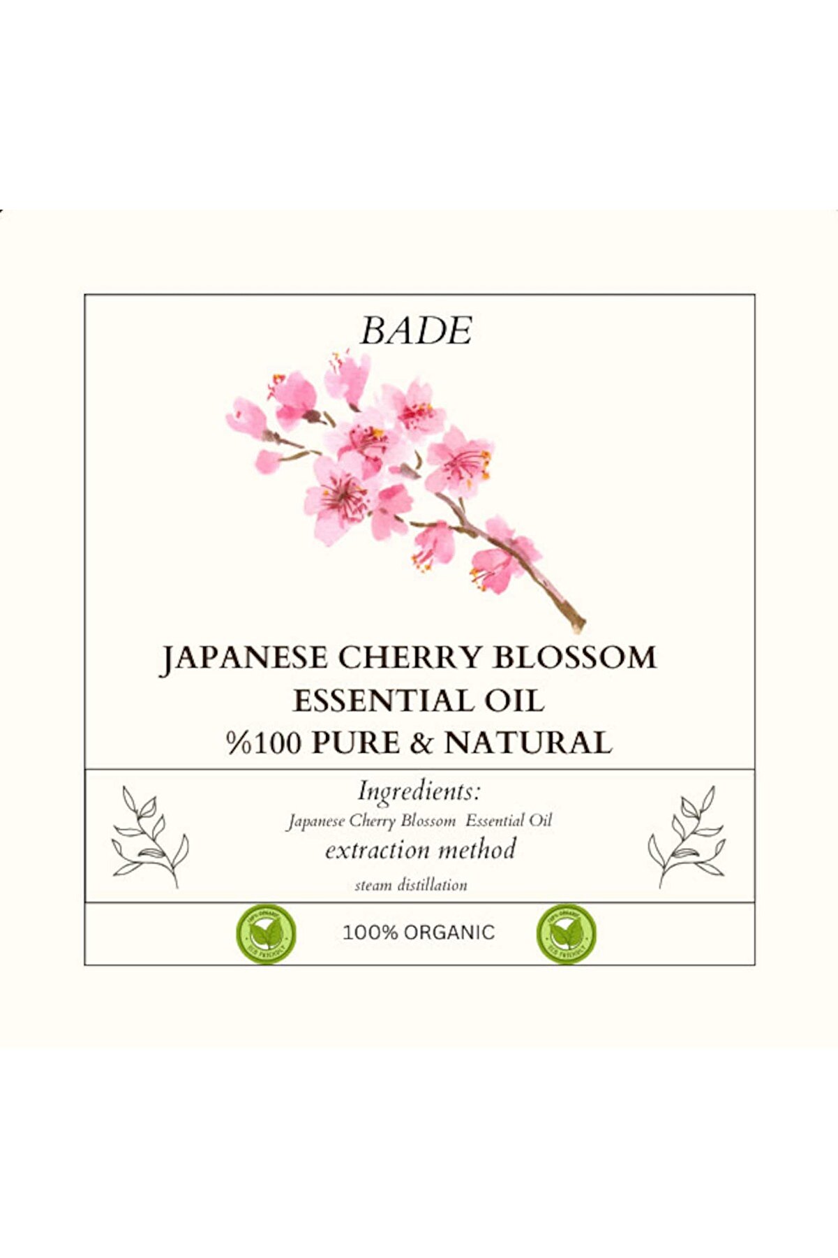 Japon Ki̇raz Çi̇çeği̇ Uçucu Koku Yağı Di̇füzör Esansı Buhurdanlık Aromaterapi̇ Yağı 10Ml