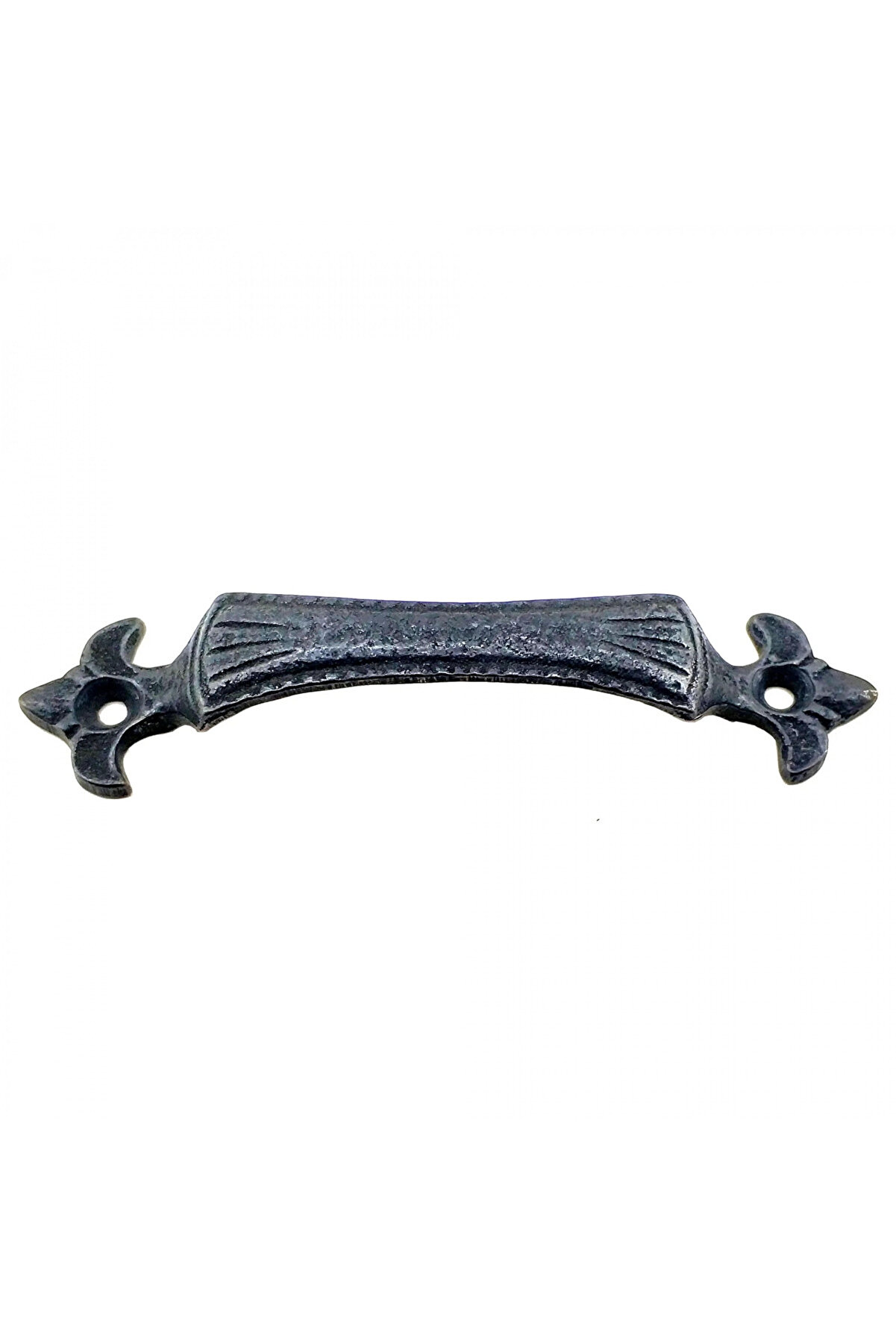 gizmurstore Antika Tarz Dekoratif Pirinç Lale Mobilya Kulbu - 27x115 Mm, Oksit