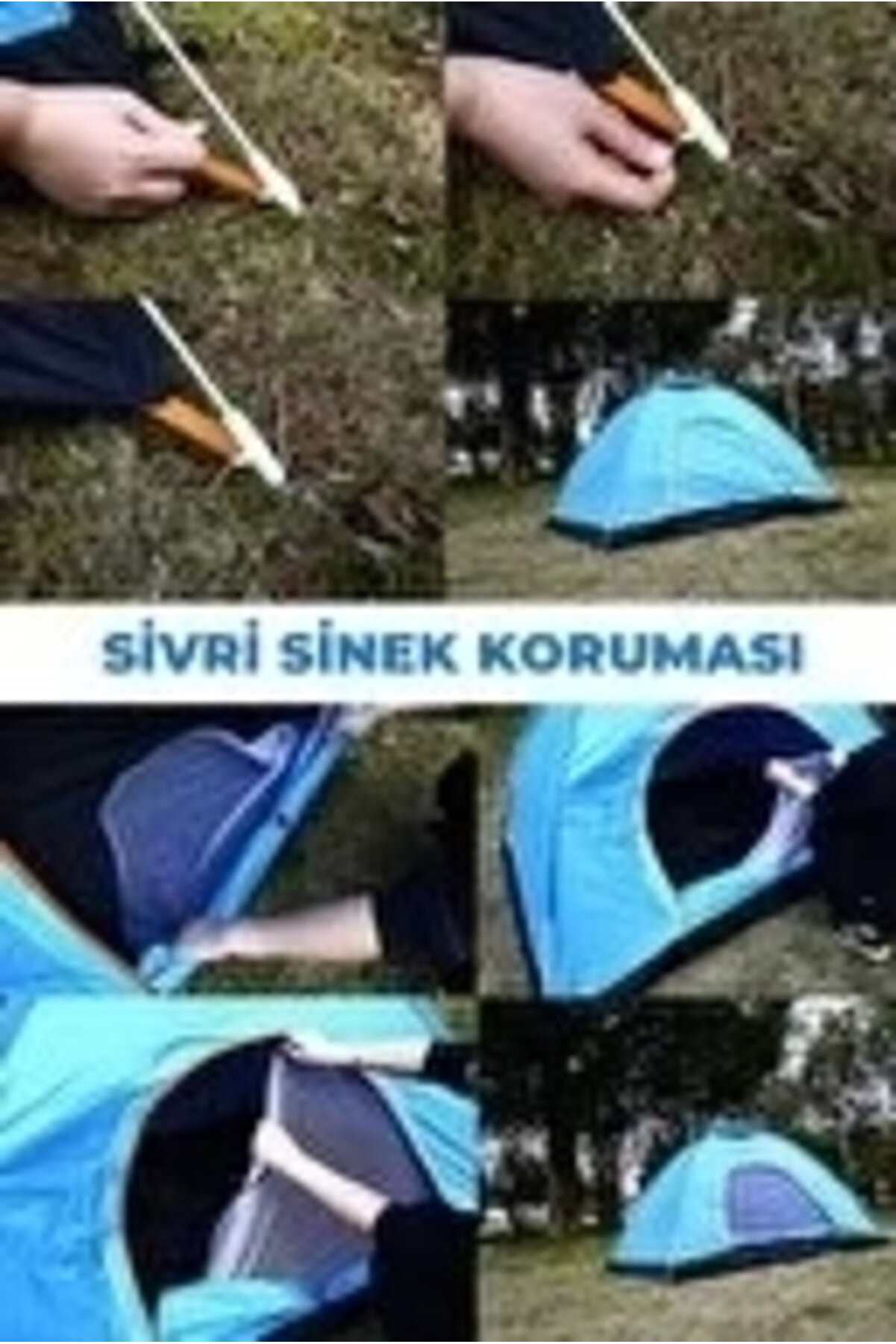 Otomati̇k Havada A&ccedil;ılan Su Ge&ccedil;i̇rmez &Ccedil;adır 4 Ki̇şi̇li̇k