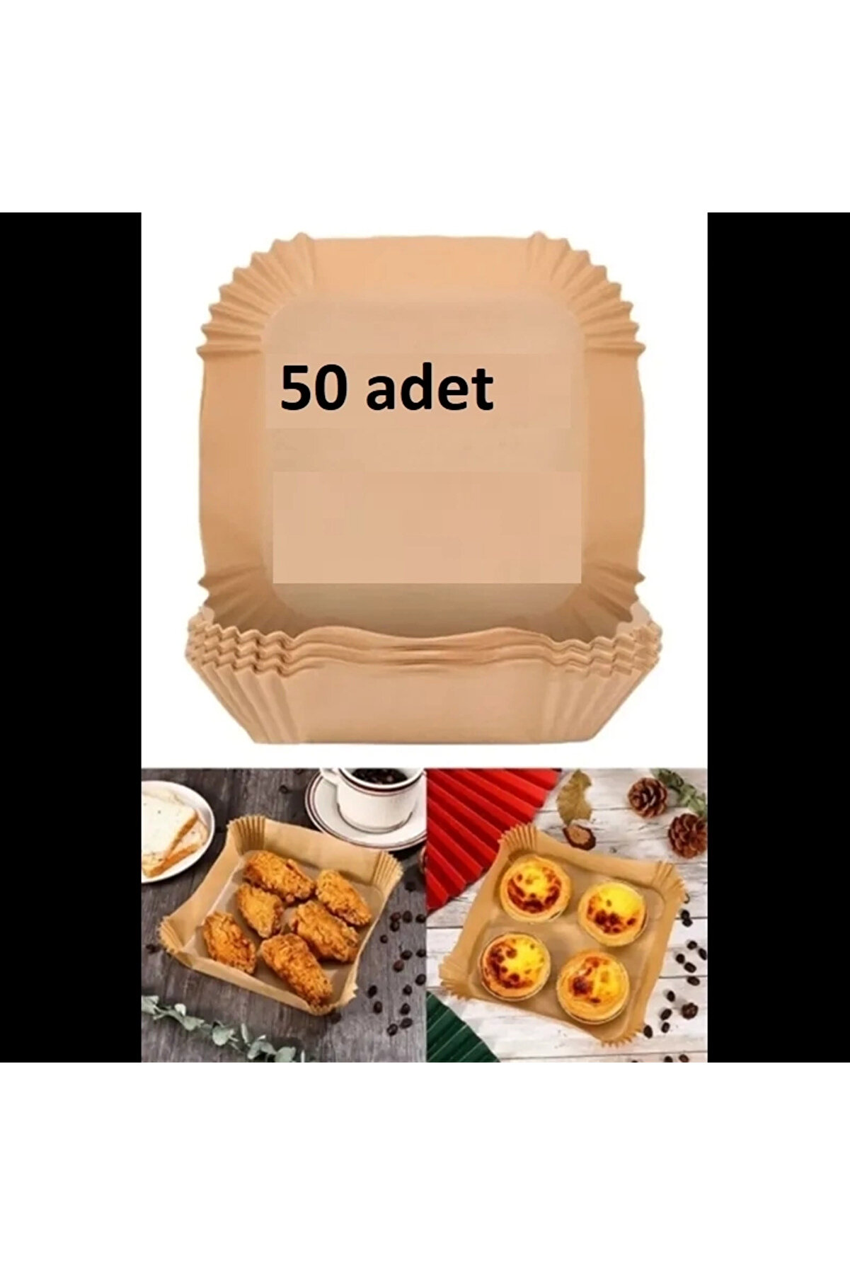gizmurstore Fritöz Pişirme Kağıdı 50