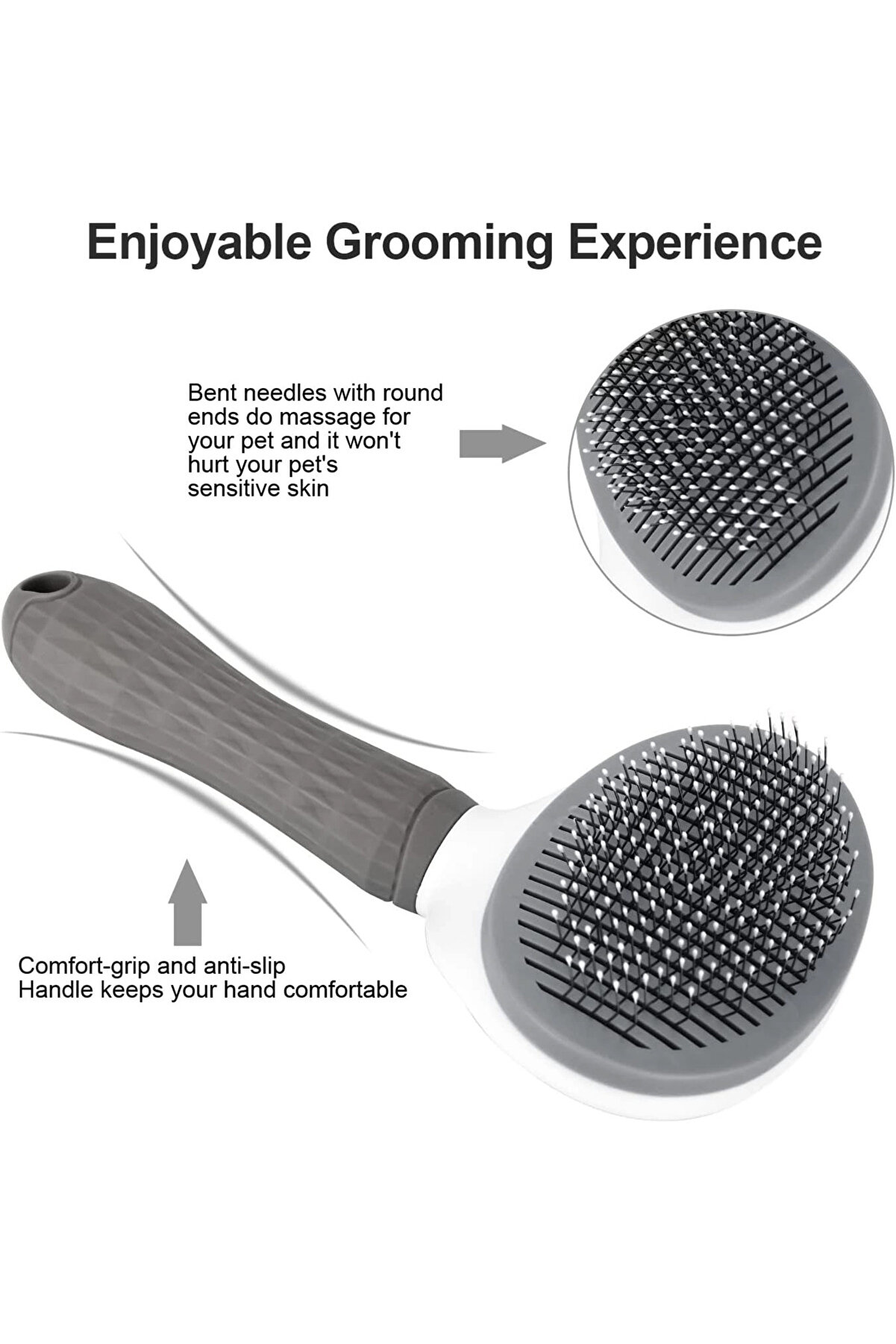 Kedi̇ Köpek Tüy Toplayıcı Pet Tarak 20 Cm