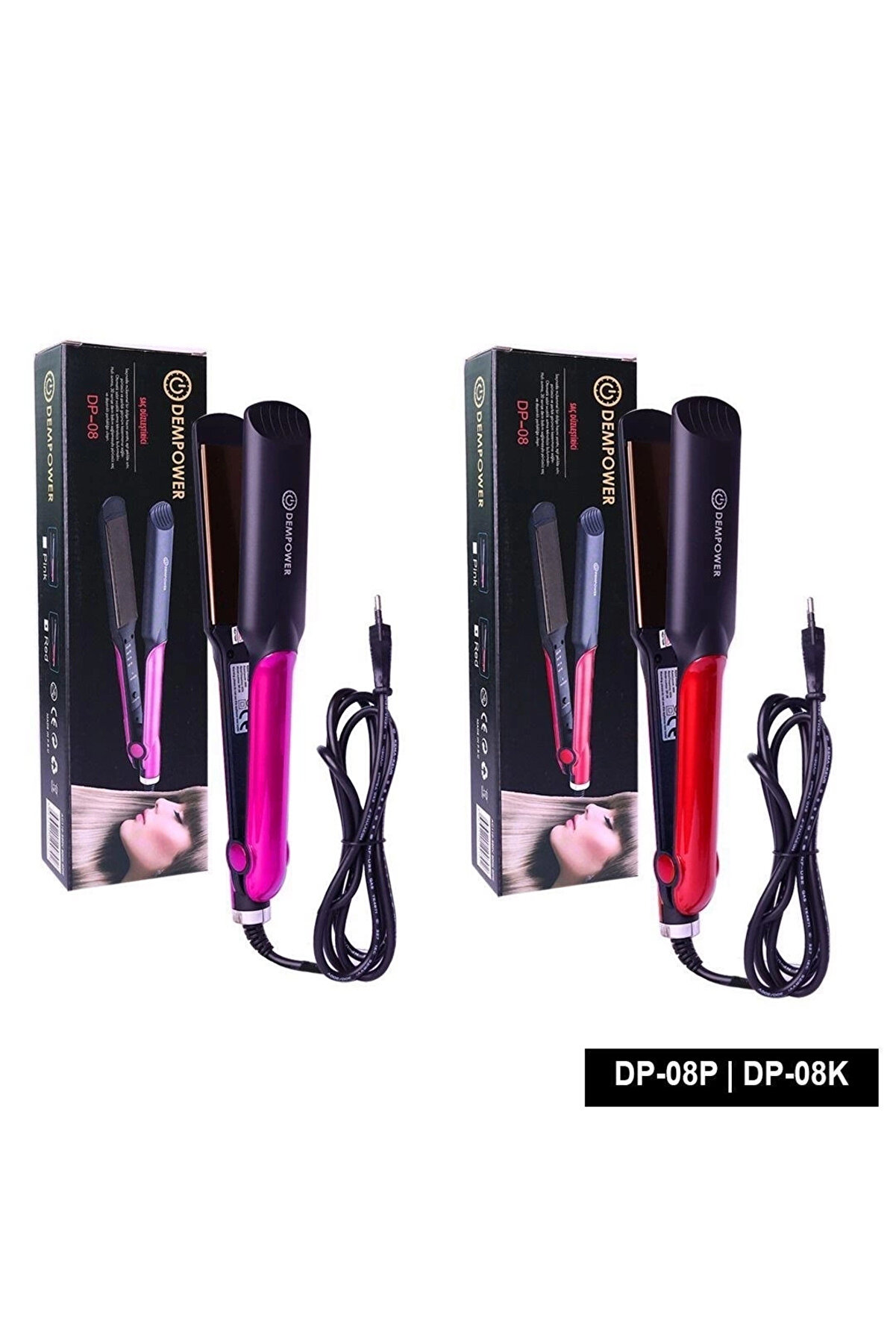 gizmurstore Dempower Saç Düzleştirici Kırmızı