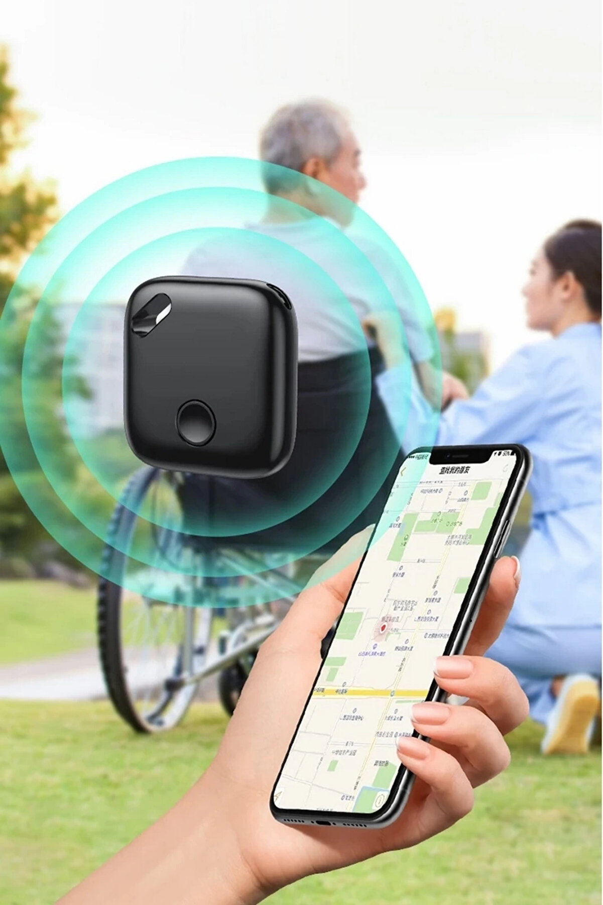 Smart Tag Ai̇rtag Akıllı Taki̇p Ci̇hazı Apple My Fi̇nd Uyumlu Beyaz