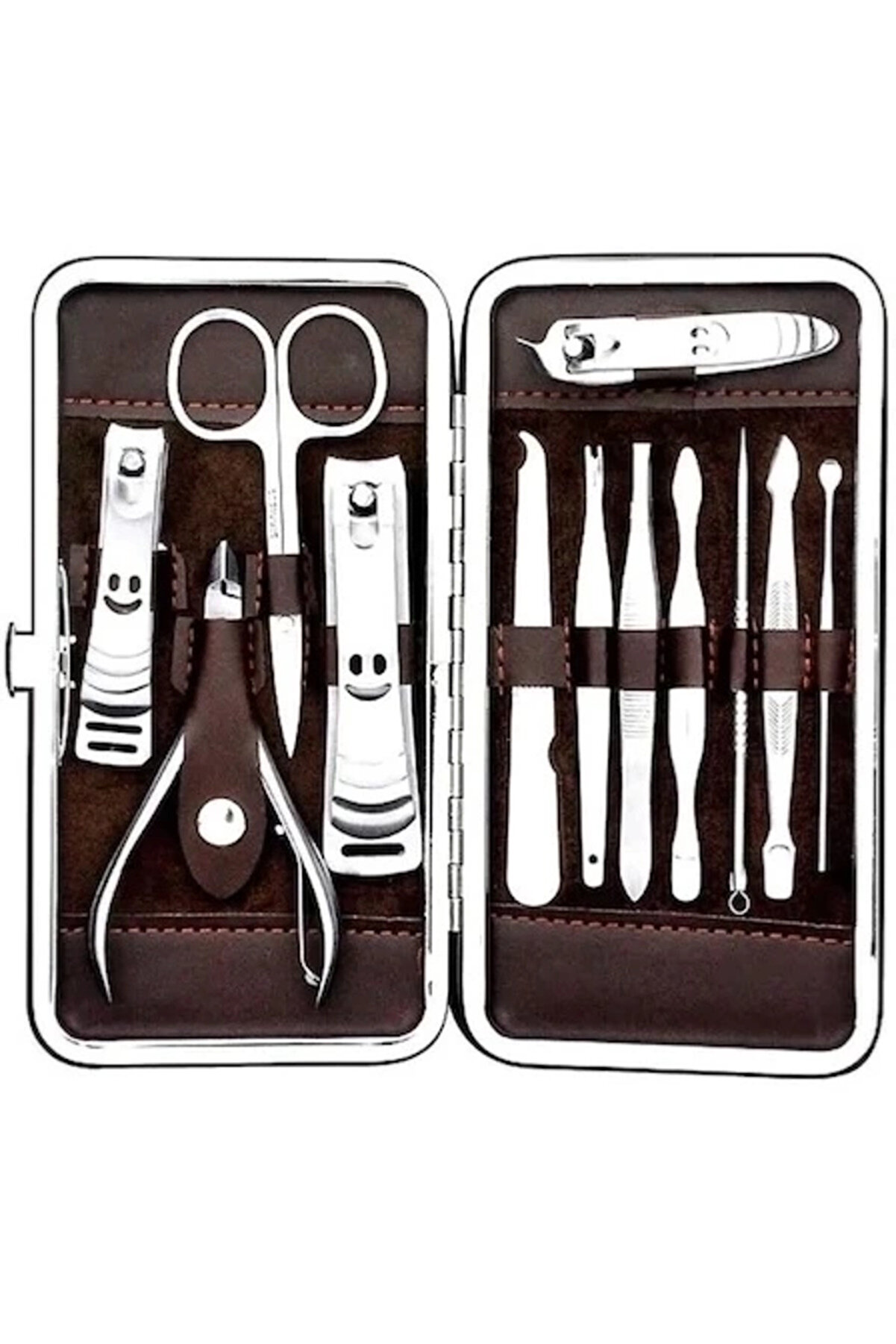 gizmurstore Profesyonel Çelik Manikür Pedikür Seti 12 Parça