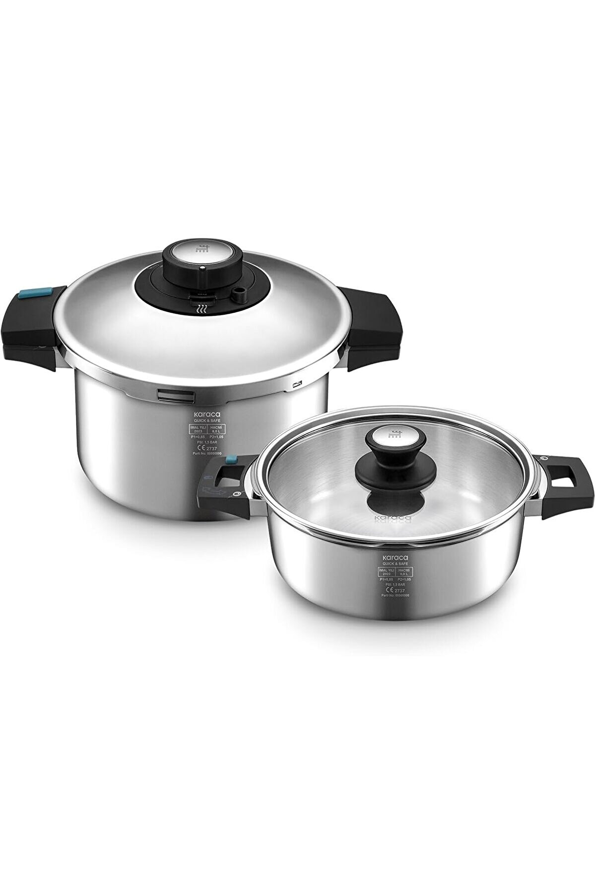 STOREMAX modashine &SAFE 6+8 L DÜDÜKLÜ TENCERE SETİ modascope 1014773