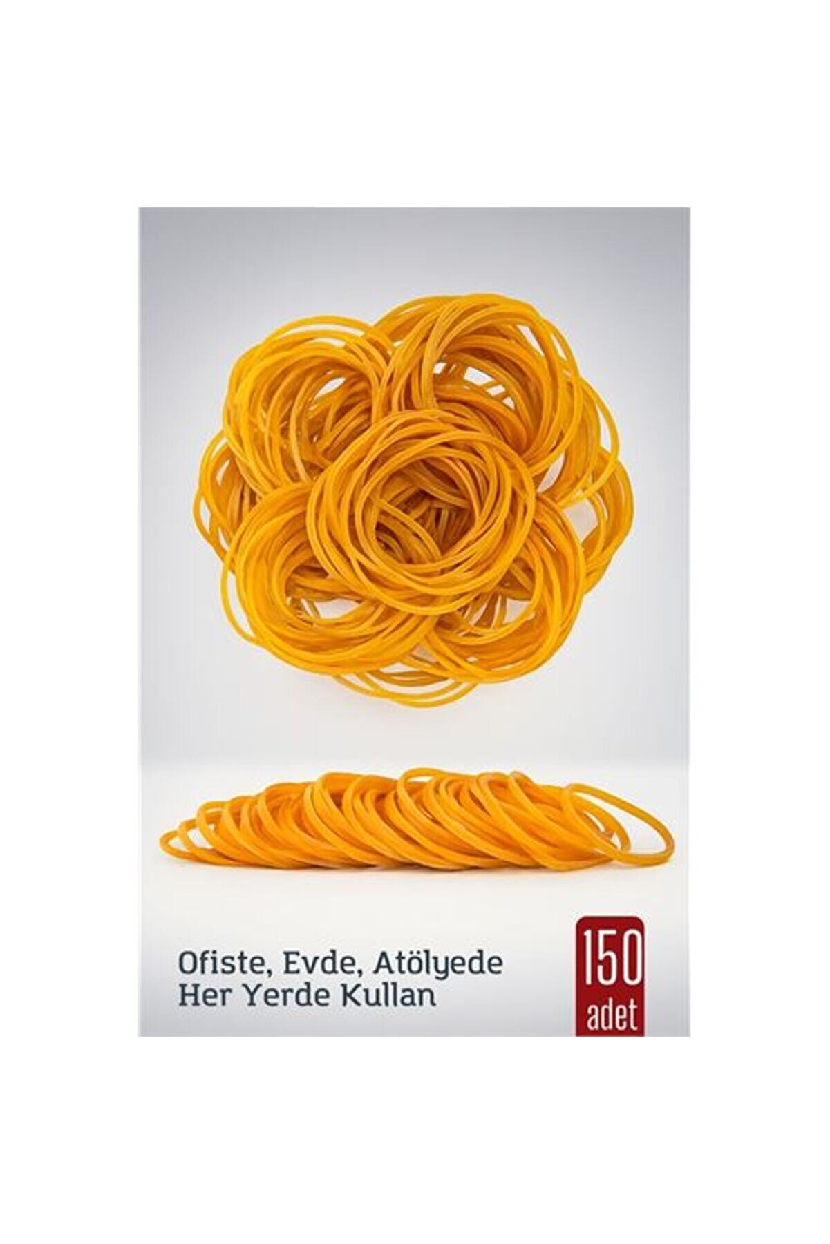 Toptan Bulurum Ambalaj Lastiği Paket Lastiği Para Lastiği 64MM 150 Adet