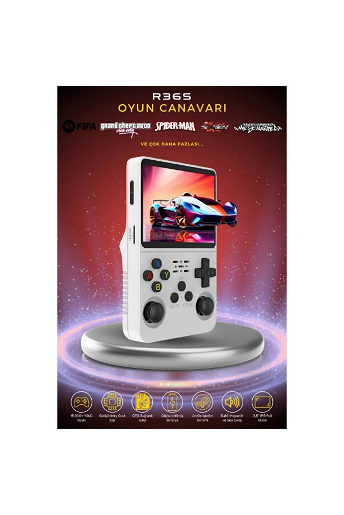 gizmurstore R36S Oyun El Konsolu