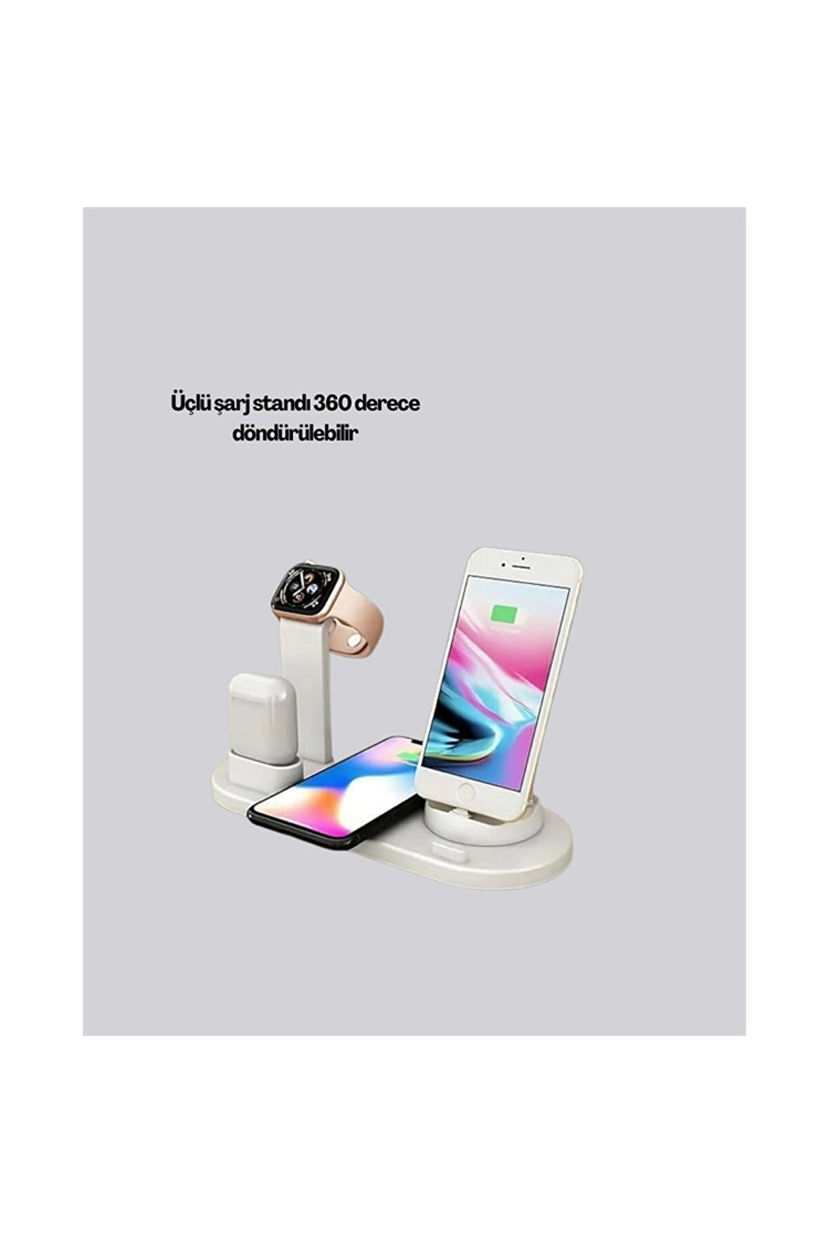 360° Döner Bağlantı Noktalı Kaymaz Taban – Akıllı Şarj Teknoloji̇si̇yle Donatılmış Geni̇ş Uyumluluk