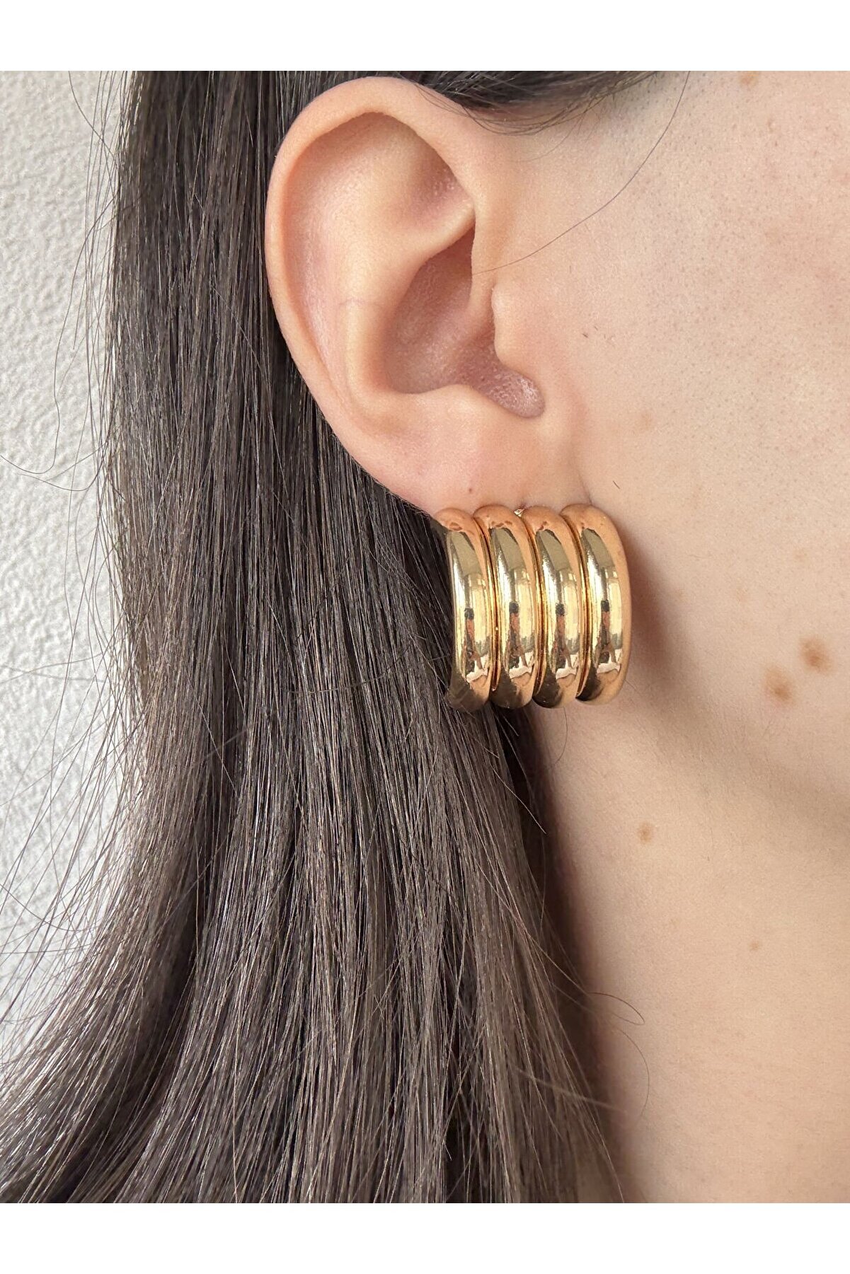 Ateli̇er Emi̇ne Gold Çoklu Görünüm Küpe