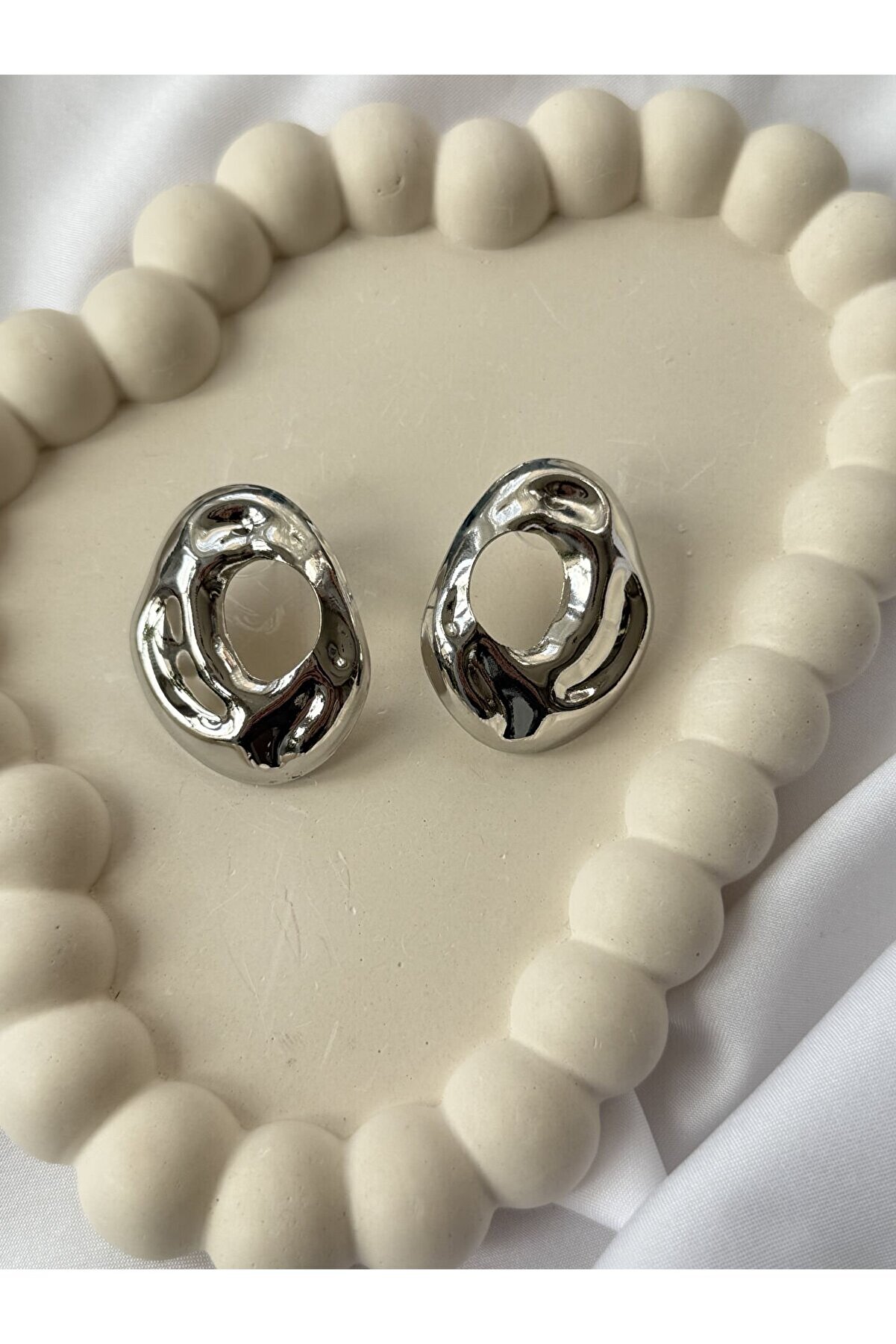 Ateli̇er Emi̇ne Si̇lver Tasarım Küpe