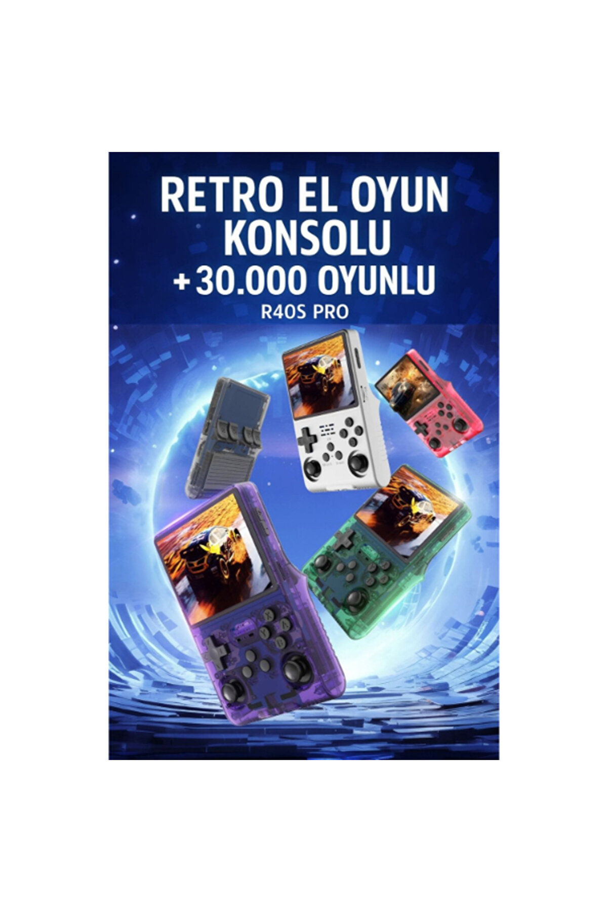 Ethab Ti̇caret Retro Oyun El Konsolu R40S Pro