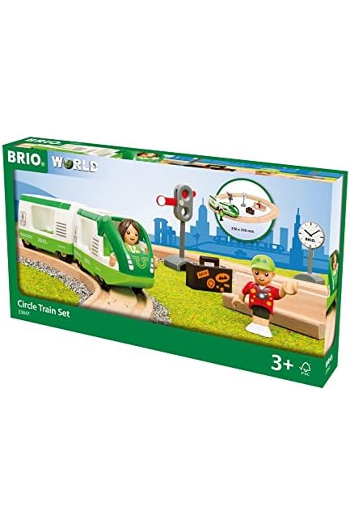 Modaburst Tüm Tren Setleri̇ İle Uyumlu - Dünya - Çember Tren Seti̇ İçi̇n Çocuk Yaş 3 Yıl Ve Yukarı Poly