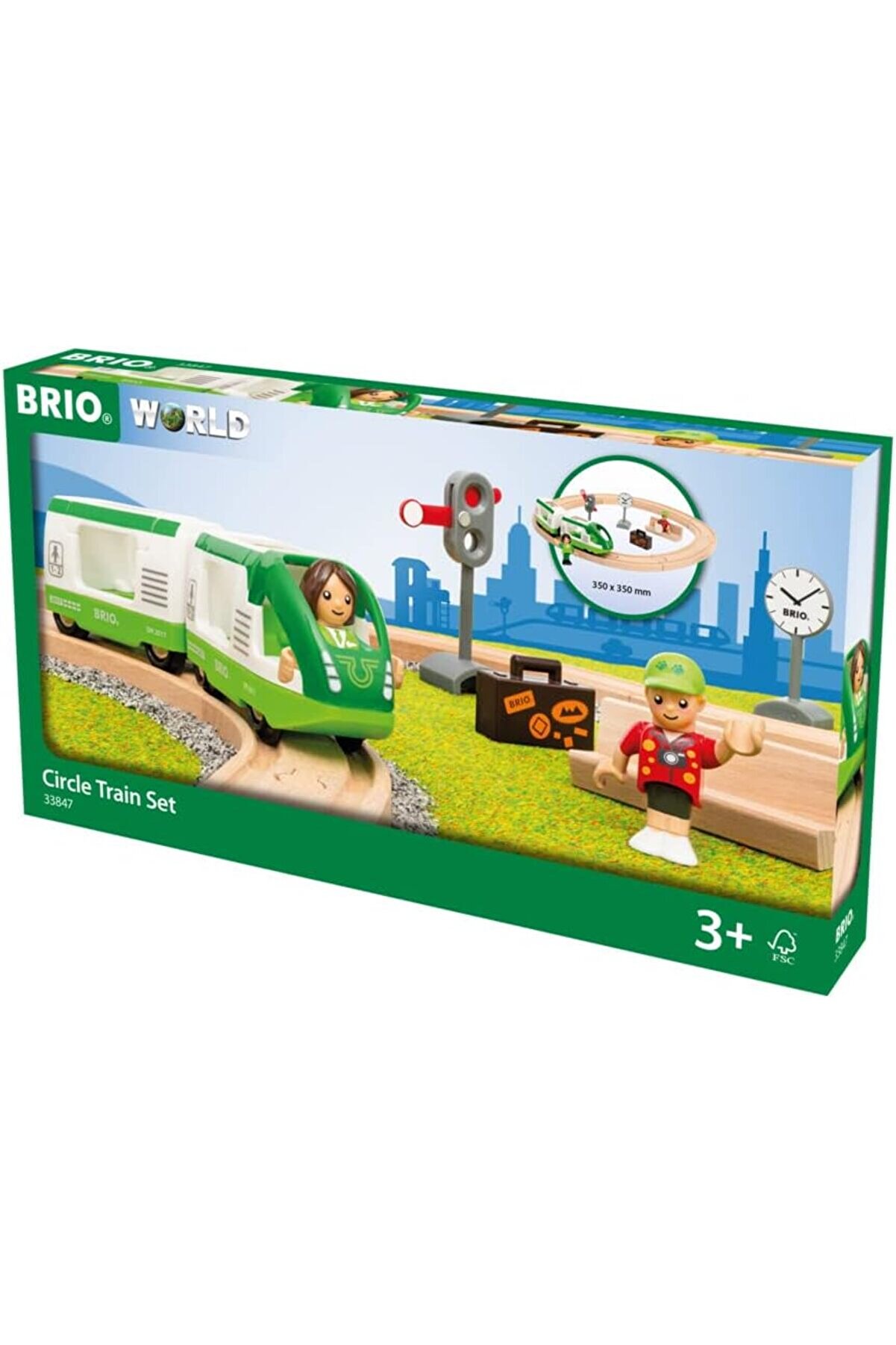 STOREMAX modaburst Tüm Tren Setleri ile uyumlu - Dünya - Çember Tren Seti İçin Çocuk Yaş 3 Yıl ve Yukarı poly