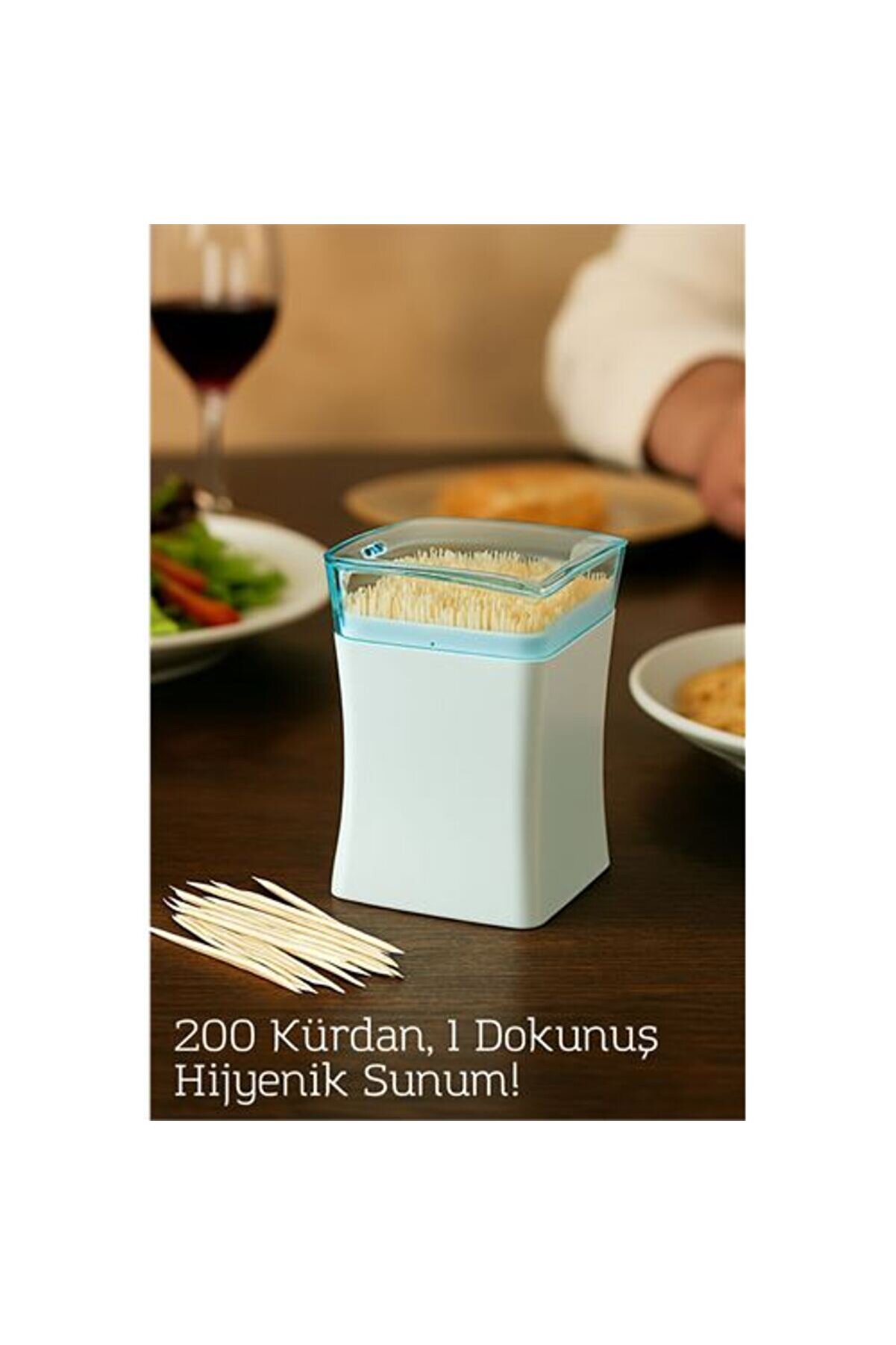 Toptan Bulurum 200&rsquo;l&uuml; Pratik Kutulu K&uuml;rdanlık &ndash; Hijyenik Dağıtım Mekanizmalı | Şık ve Pratik K&uuml;rdan Kutusu