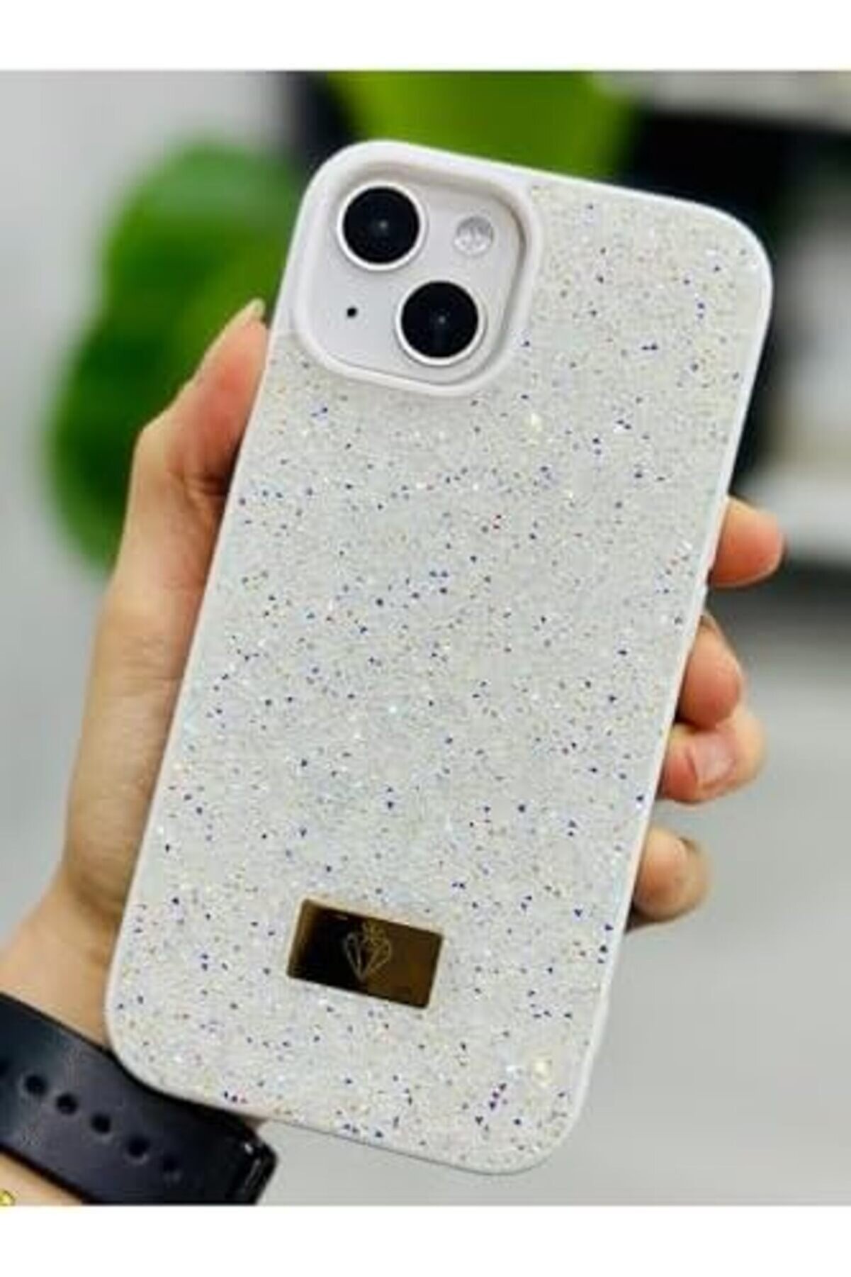 Polyspark Aksesuar 13-14 Ve 15 İle Uyumlu Tasarımlı Taşlı Işıltılı Parlak Pırlanta Si̇li̇kon Kılıf Mod