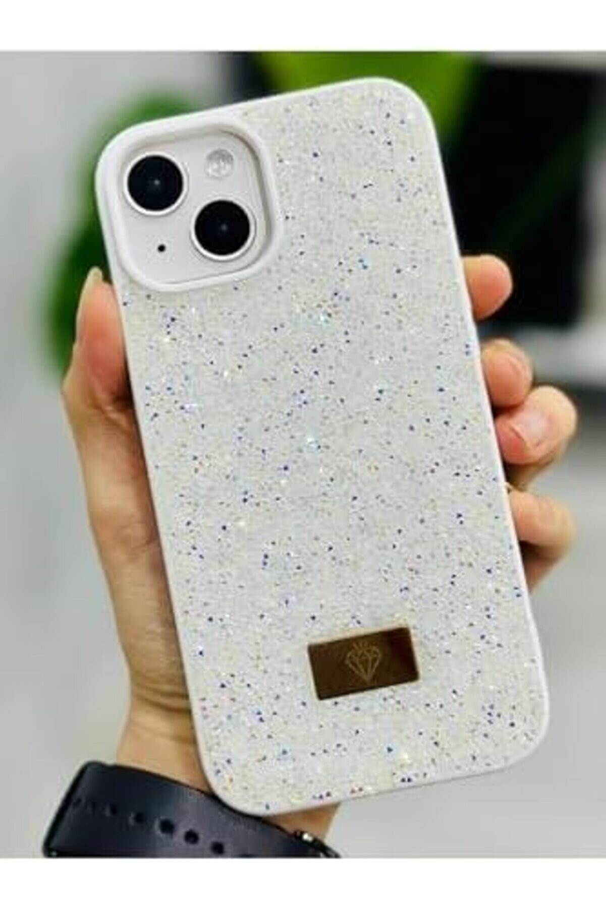 Polyspark Aksesuar 13-14 Ve 15 İle Uyumlu Tasarımlı Taşlı Işıltılı Parlak Pırlanta Si̇li̇kon Kılıf Mod