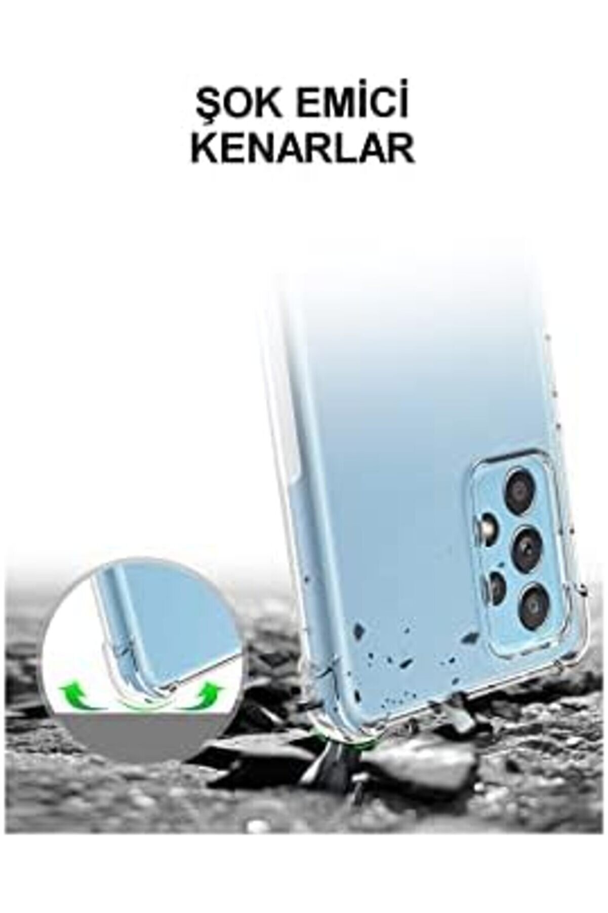 Lvnshop İleti̇şi̇m S21 Fe İle Uyumlu İle Uyumlu Kapak Köşe Korumalı Ai̇rbag Şeffaf Si̇li̇kon Kılıf 22412