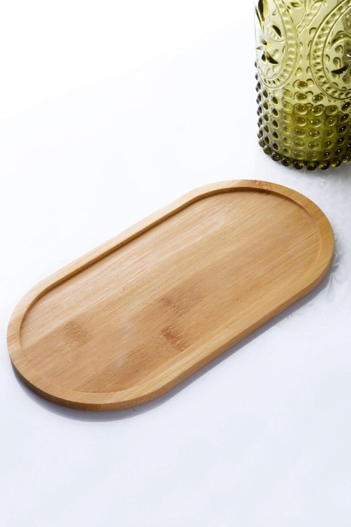 STOREMAX buyflair Diyarı Ela Bambu Yağdanlık Altlığı & Sunumluk & İkramlık BAMBU modaflash 224120