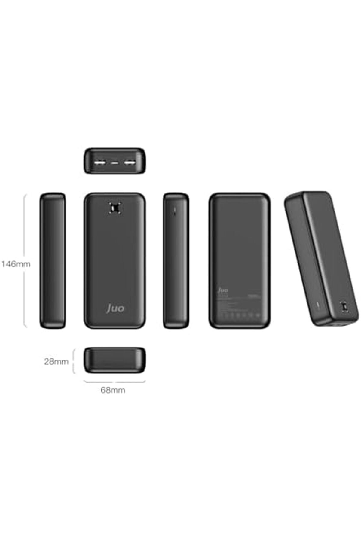 Goldtrack 20000Mah 10.5W Çi̇ft Usb-A Çıkışlı Powerbank Taşınabi̇li̇r Hızlı Şarj Ci̇hazı Si̇yah Goldbeam 9