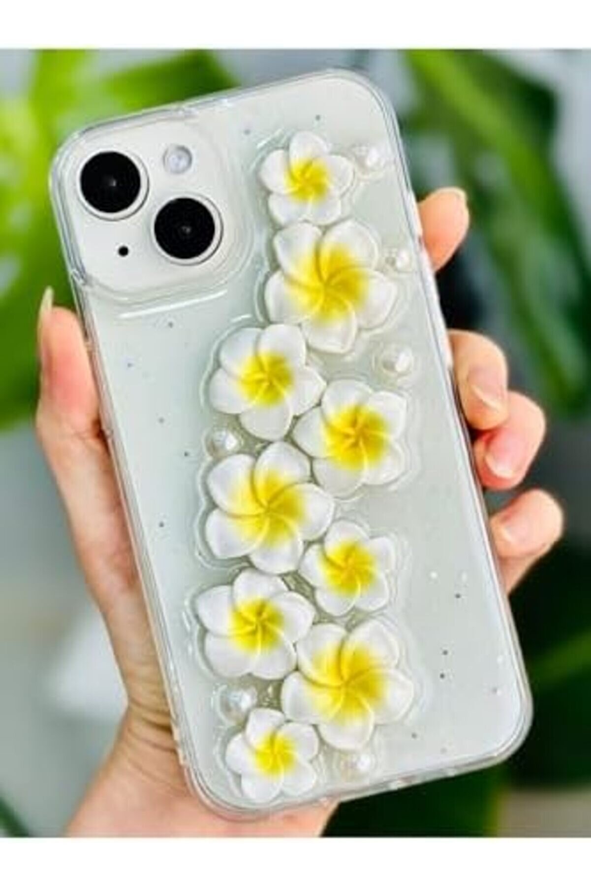 Lvnshop Aksesuar 13-14 Ve 15 İle Uyumlu Epoksi̇ Sarı &Ccedil;i̇&ccedil;ek Oyuncak Tasarımlı Esnek Si̇li̇kon Kılıfı 22