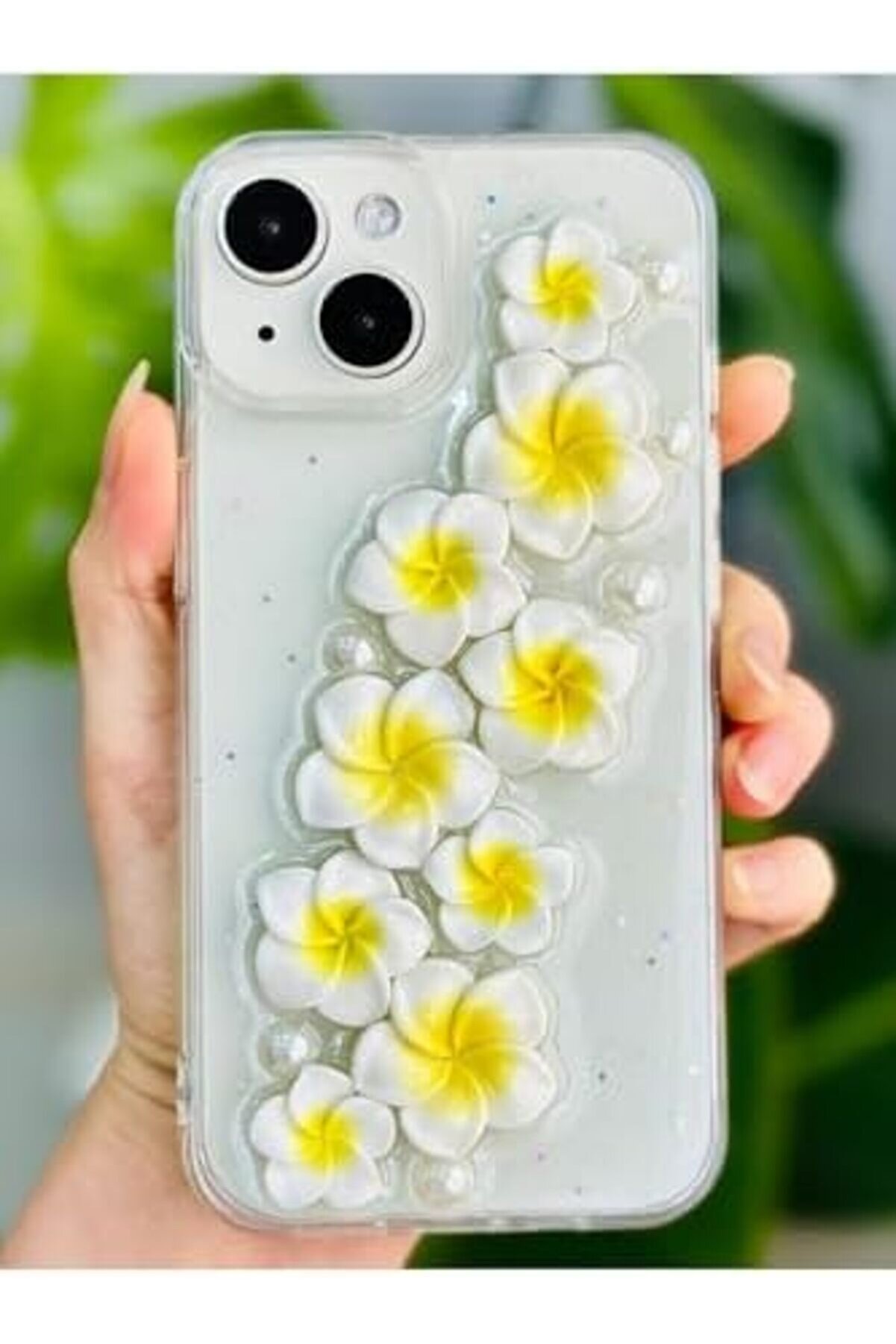 Lvnshop Aksesuar 13-14 Ve 15 İle Uyumlu Epoksi̇ Sarı &Ccedil;i̇&ccedil;ek Oyuncak Tasarımlı Esnek Si̇li̇kon Kılıfı 22