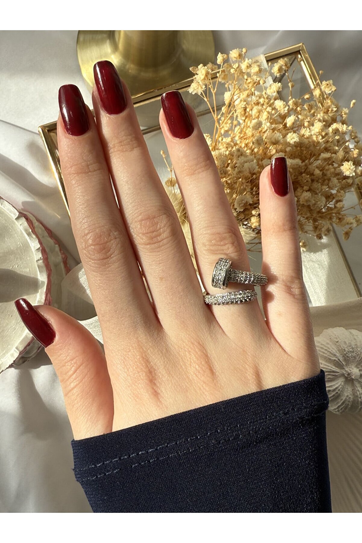 Ateli̇er Emi̇ne Si̇lver Çi̇vi̇ Model Yüzük