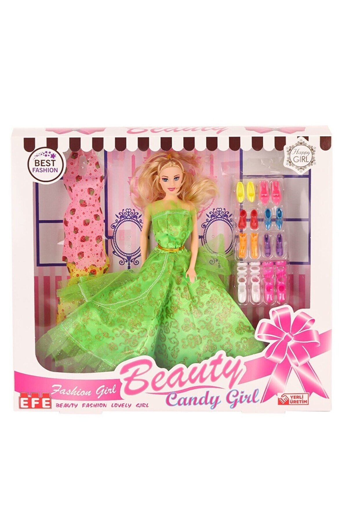 207 Ayakkabı Setli̇ Candy Gi̇rl Bebek Efe Toys