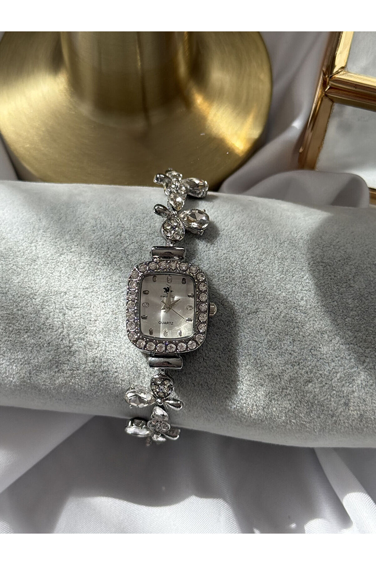 Ateli̇er Emi̇ne Çi̇çek Moti̇fli̇ Bi̇lekli̇k Model Saat