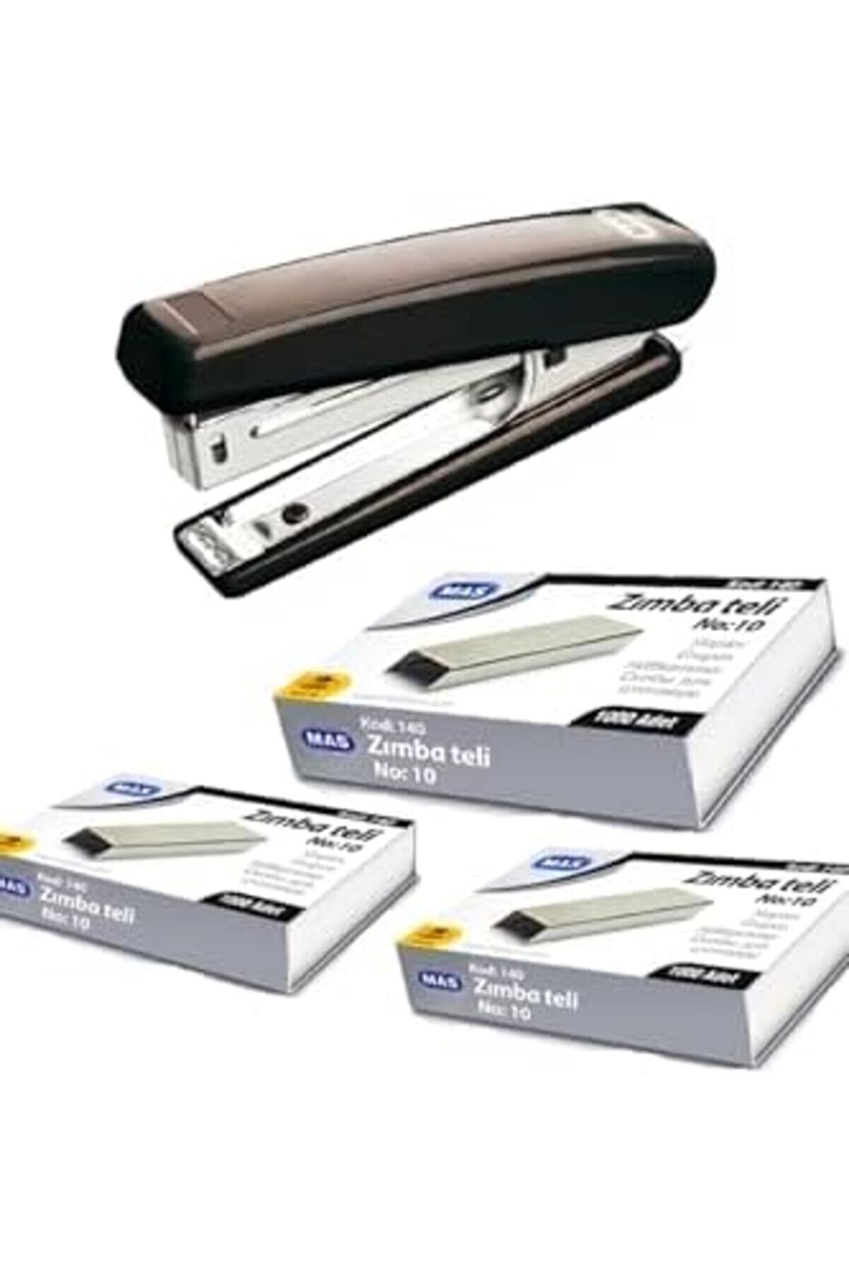 Lvnshop Zımba Maki̇nesi̇ Ve 3000 Tane Tel Ofi̇s Zımba Maki̇nesi̇ Tel Bükmez Paslanmaz Avantajlı Set No-75