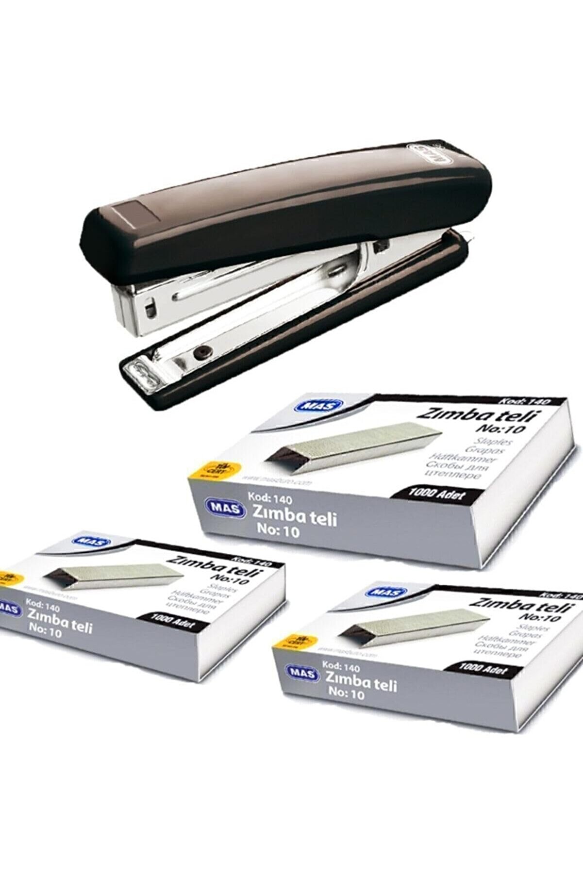 STOREMAX lvnshop Zımba Makinesi Ve 3000 Tane Tel Ofis Zımba Makinesi Tel Bükmez Paslanmaz Avantajlı Set No-75