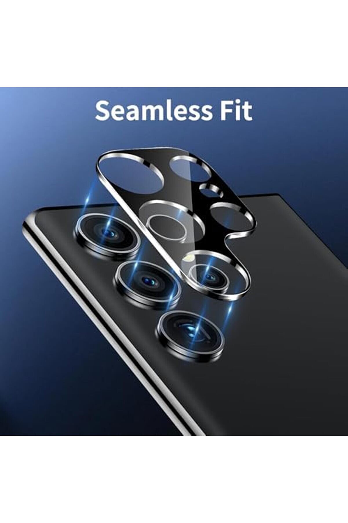 Lvnshop S25 Ultra Uyumlu Kamera Lens Temperli̇ Cam Kamera 9H Sertli̇k Hd Şeffaf Kamera Lens Kapağı Cam