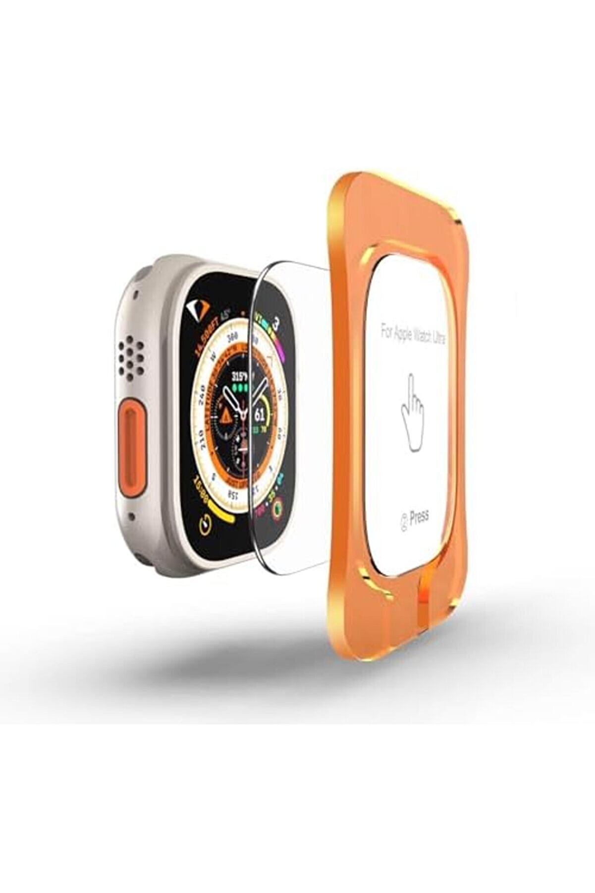 Ultra 2, Ultra 49Mm İle Uyumlu, 49Mm Ekran, Hi̇zalama Çerçevesi̇ İle Kurulum, Su Geçi̇rmez,